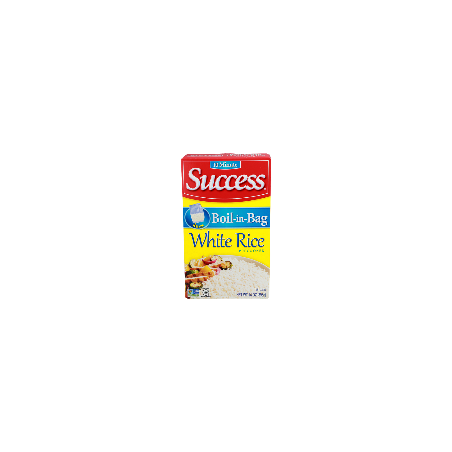 Success Precooked Boil-In-Bags White Rice - 3.5 Ounce - 4 Count Image 1 of 4
