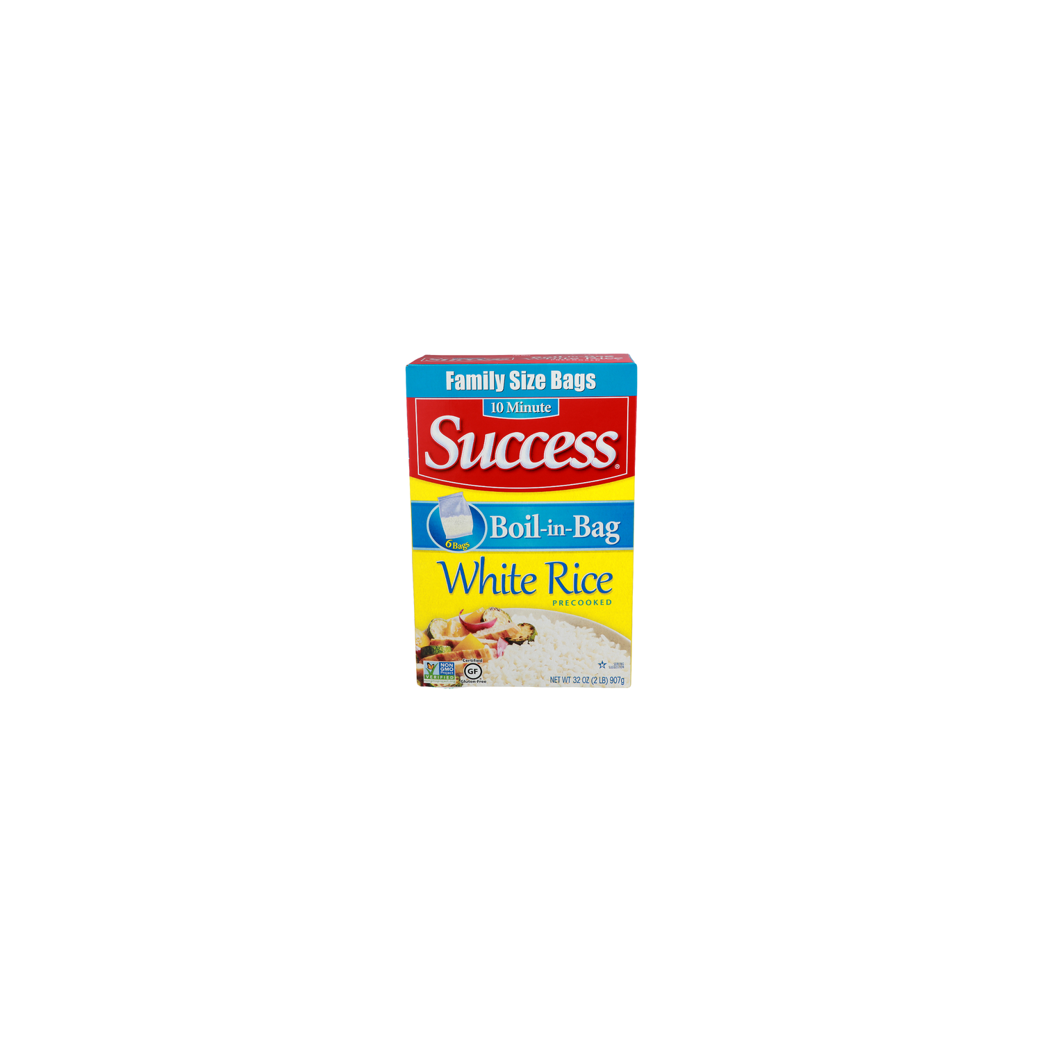 Success Family Size Bags Precooked White Rice - 5.333 Ounce - 6 Count Image 1 of 4