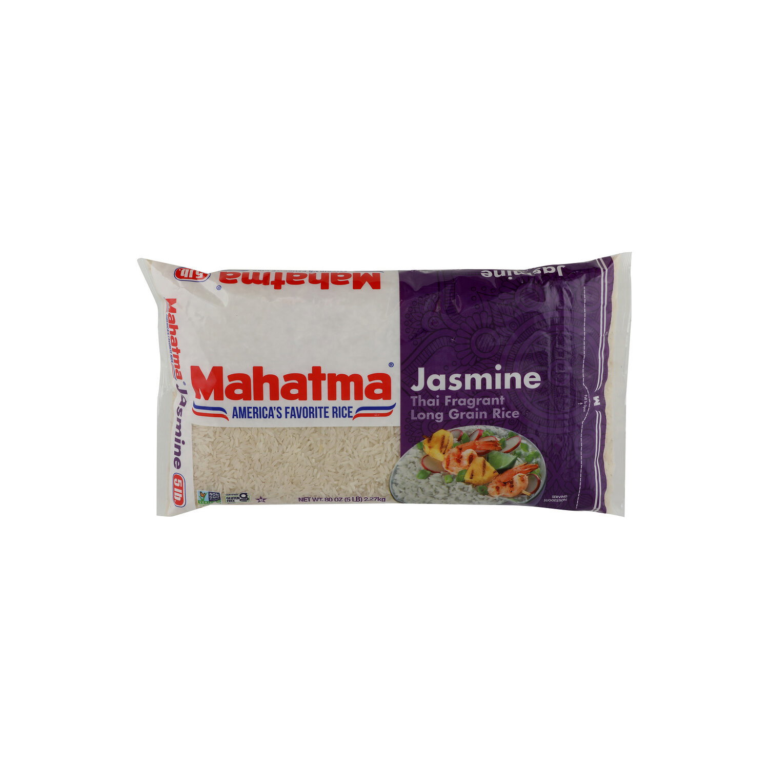 Mahatma Jasmine Thai Fragrant Long Grain Rice - 80 Ounce Image 1 of 4