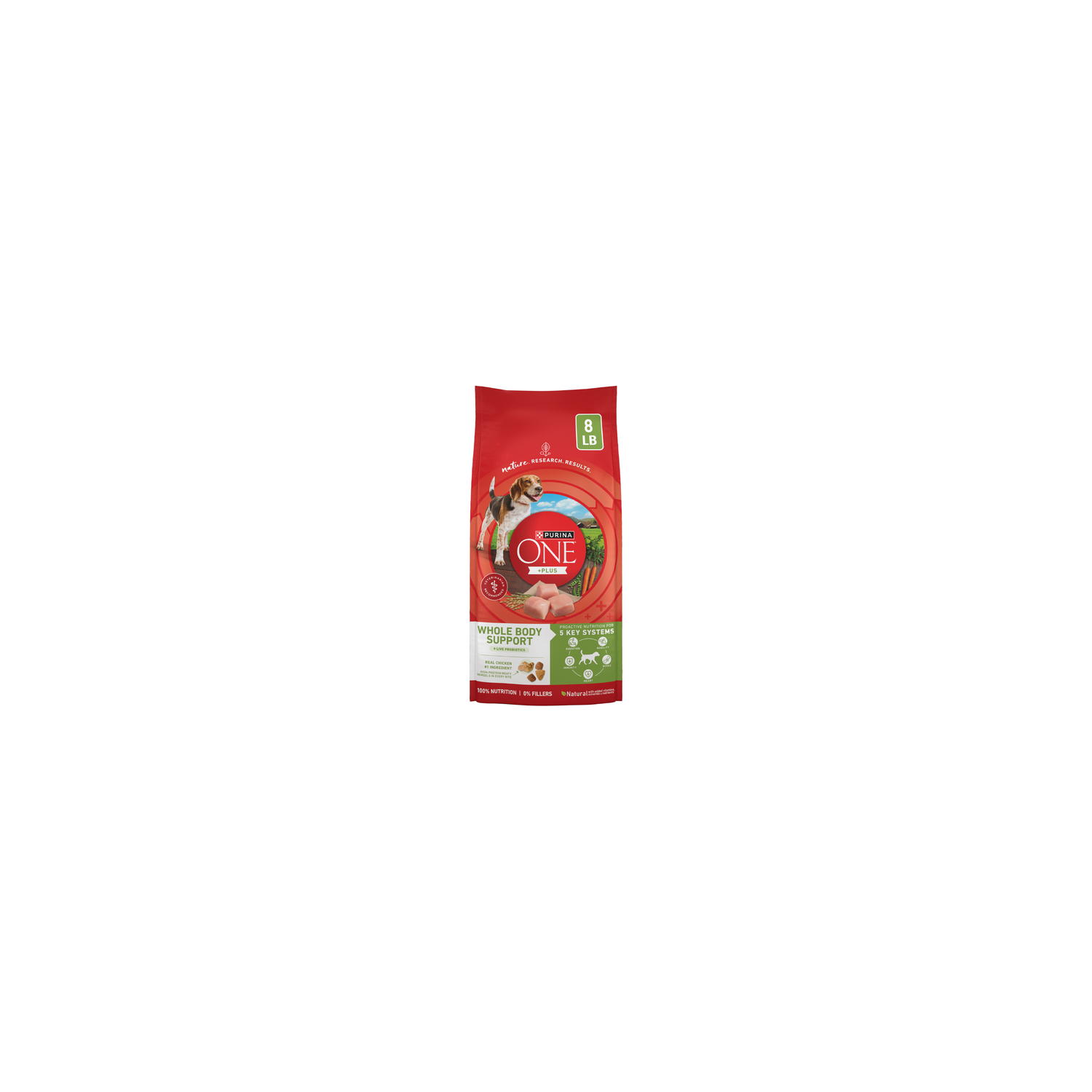 Purina ONE Plus Whole Body Support With Chicken Dry Dog Food - 8 Pound Image 1 of 4