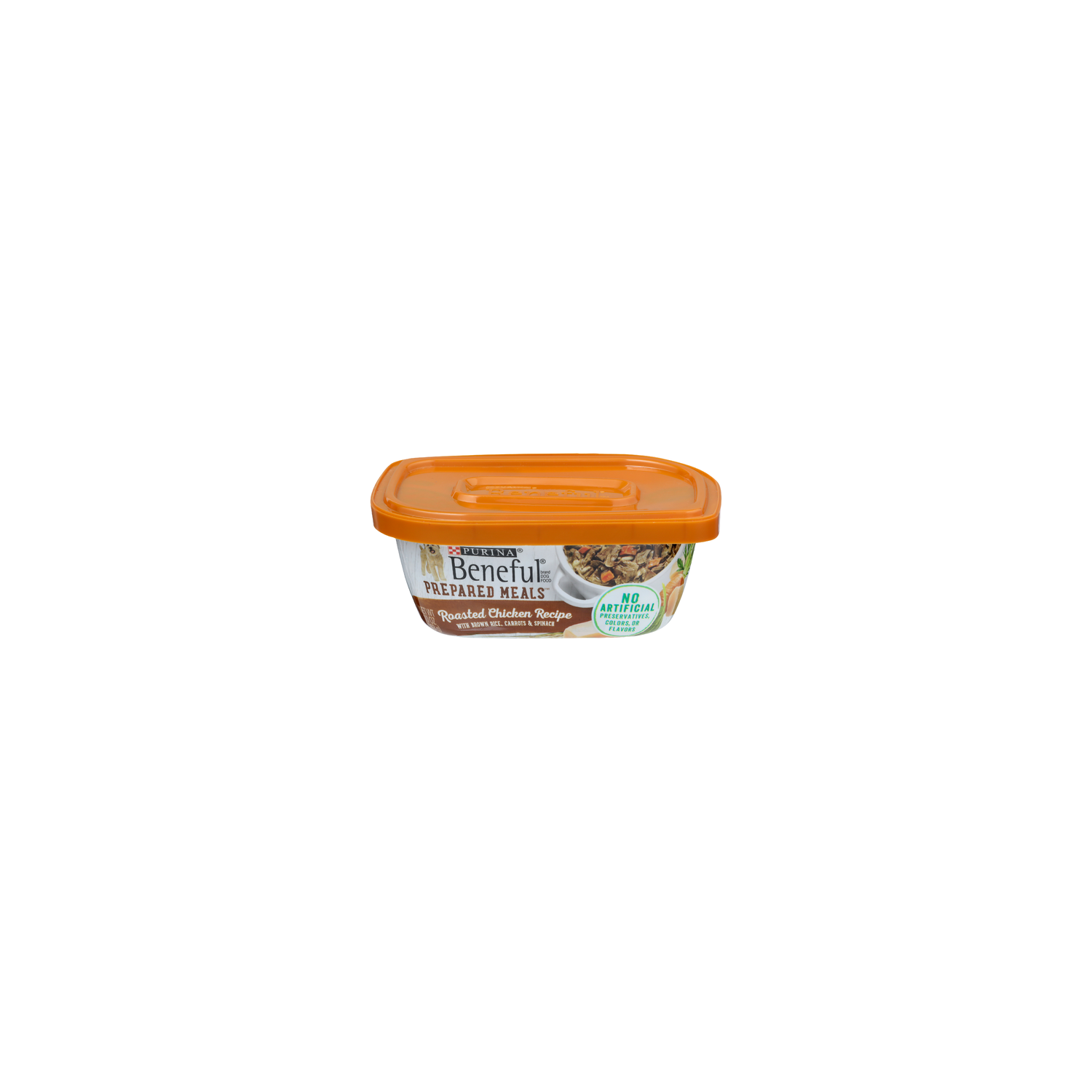 Purina Beneful Roasted Chicken Recipe With Brown Rice, Carrots & Spinach Dog Food - 10 Ounce Image 1 of 4