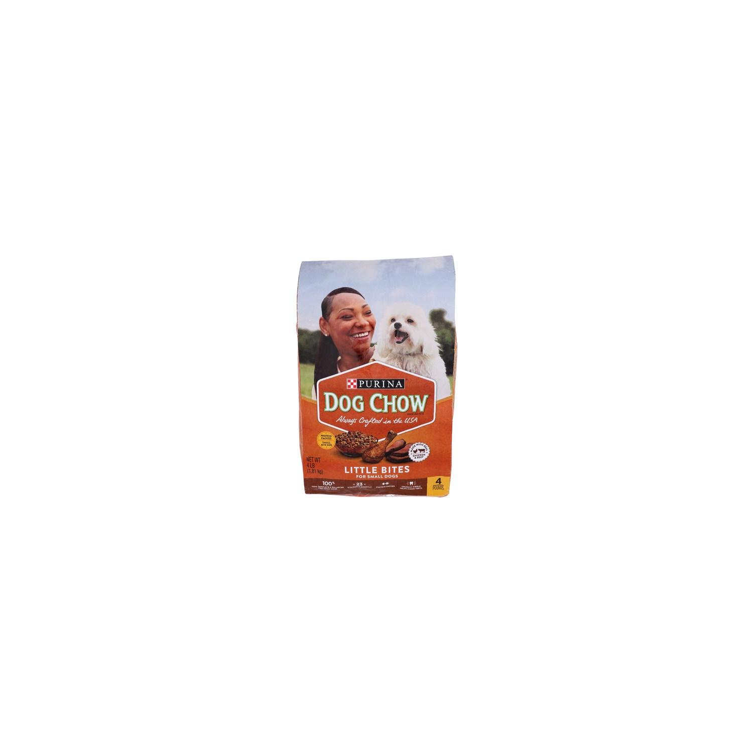 Purina Dog Chow Made With Real Chicken & Beef Little Bite For Small Dogs Dog Chow Food - 4 Pound Image 1 of 4