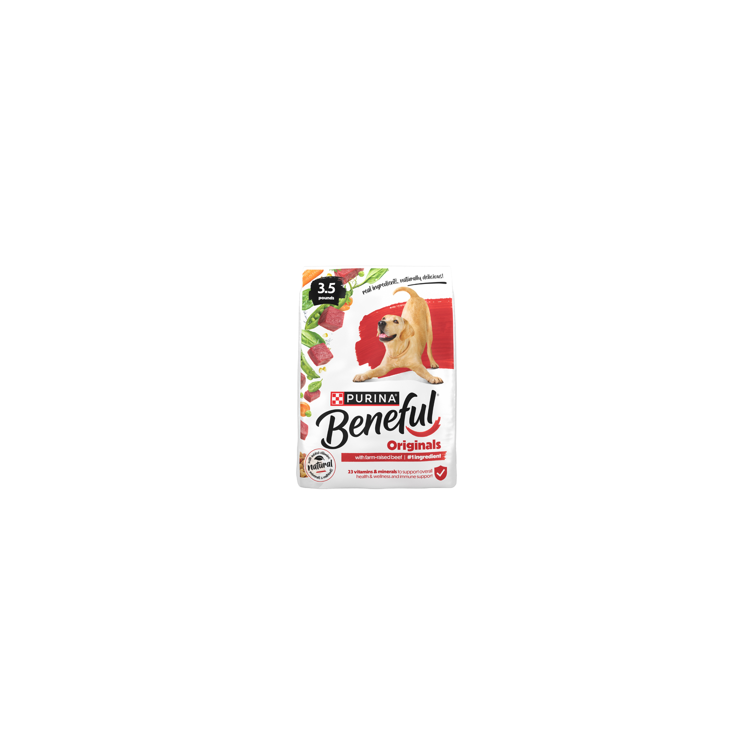 Purina Beneful Adult Dog Dry Food Beef - 3.5 Pound Image 1 of 4