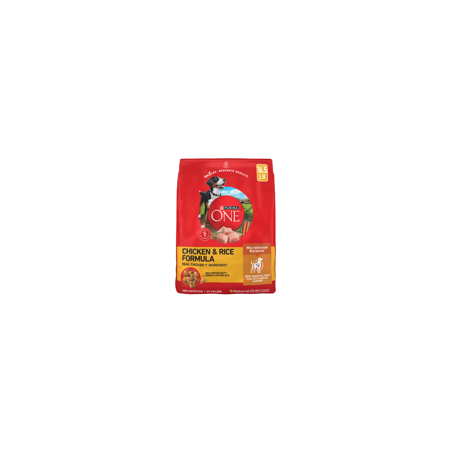 Purina ONE Natural Dog Food - 16.5 Pound Image 1 of 4
