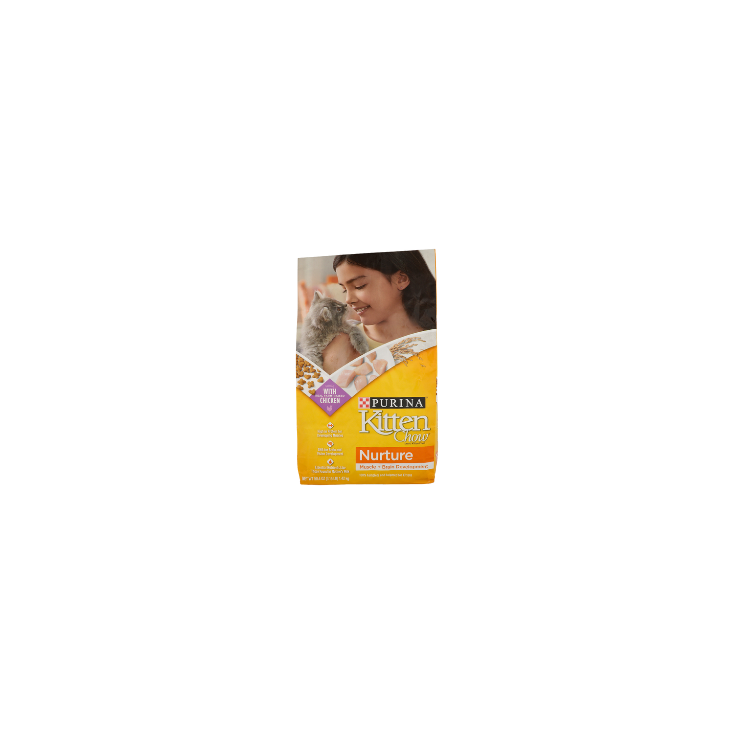 Purina Kitten Chow Nurture Muscle + Brain Development - 50.4 Ounce Image 1 of 4