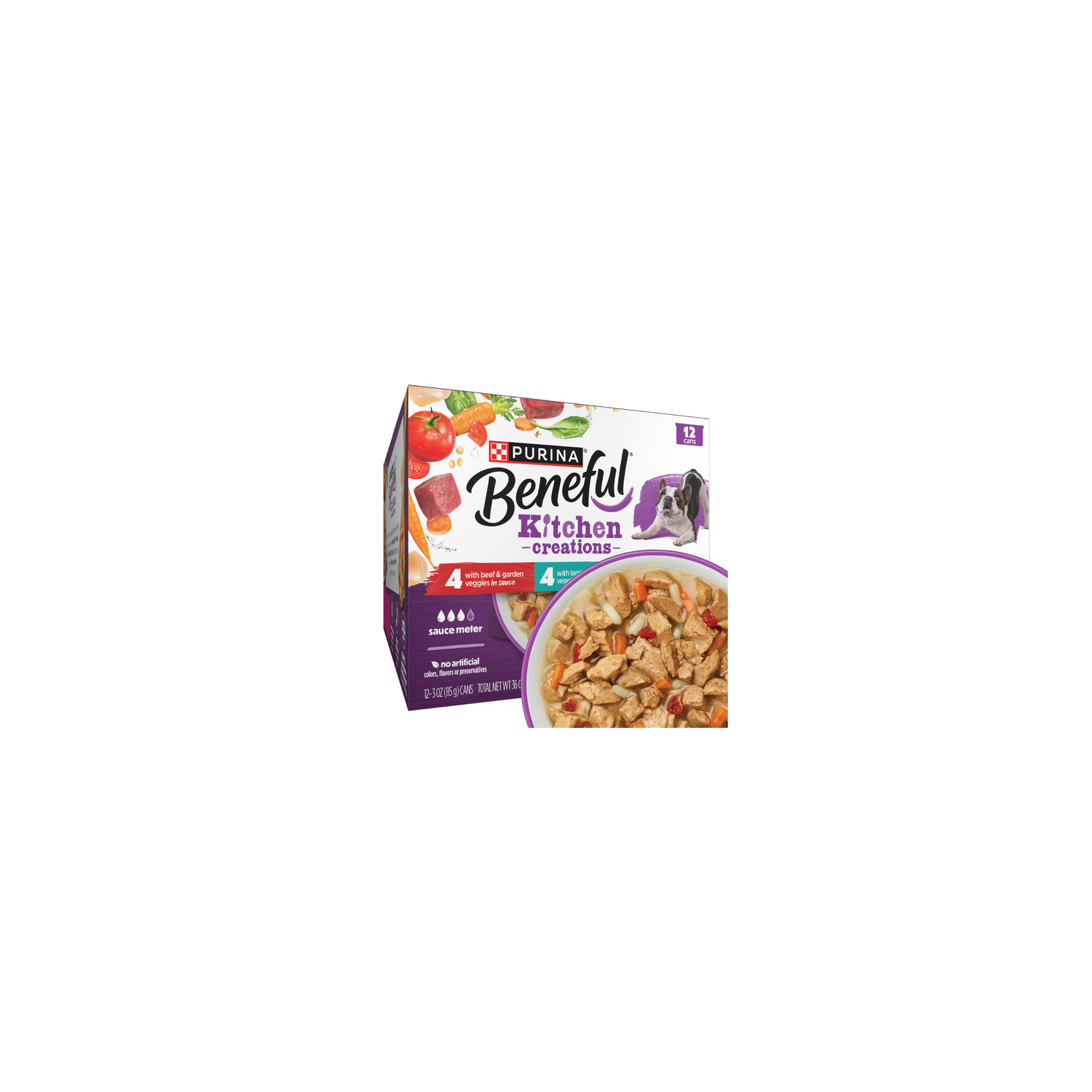 Purina Beneful Medleys Wet Dog Food Variety Pack With Tuscan - 2.25 Pound Image 1 of 4