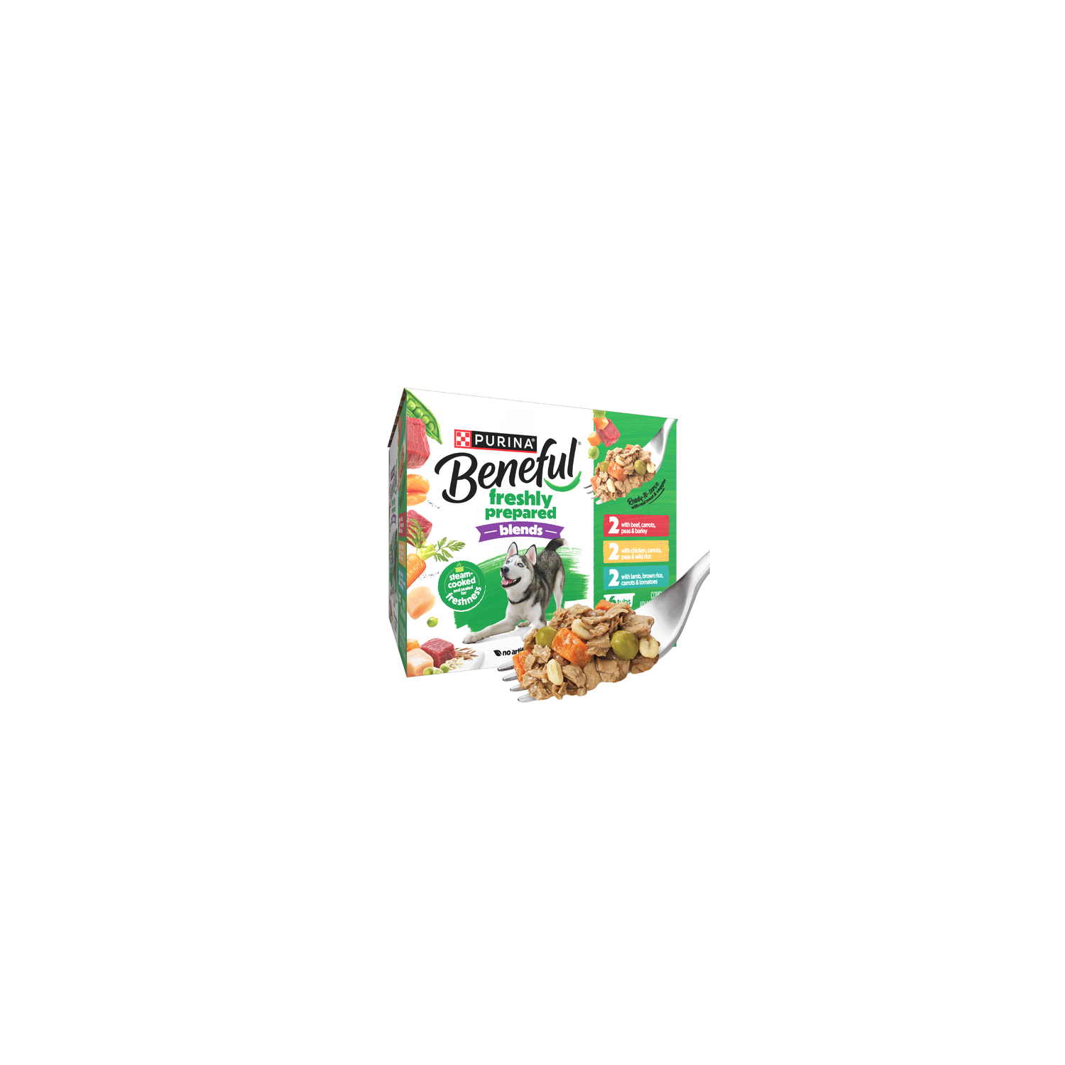 Purina Beneful Freshly Prepared Blends Wet Dog Food Variety Pack With Beef - 60 Ounce Image 1 of 3