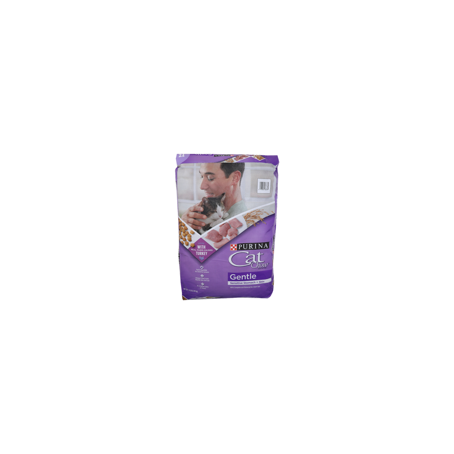 Purina Gentle Sensitive Stomach + Skin Cat Chow Food - 13 Pound Image 1 of 4