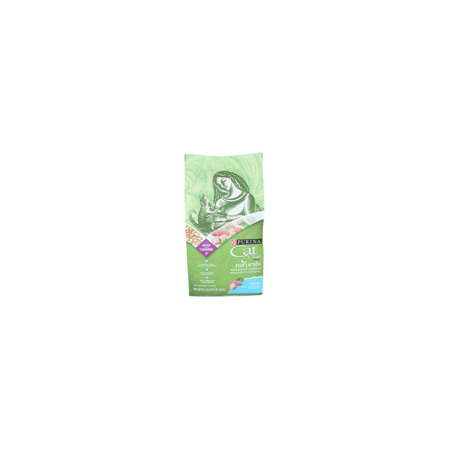 Purina Cat Chow Brand Food - 50.4 Ounce Image 1 of 4