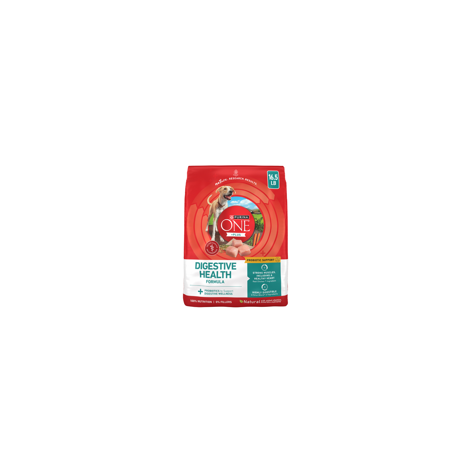 Purina ONE Adult Dog Dry Food Chicken - 16.5 Pound Image 1 of 4