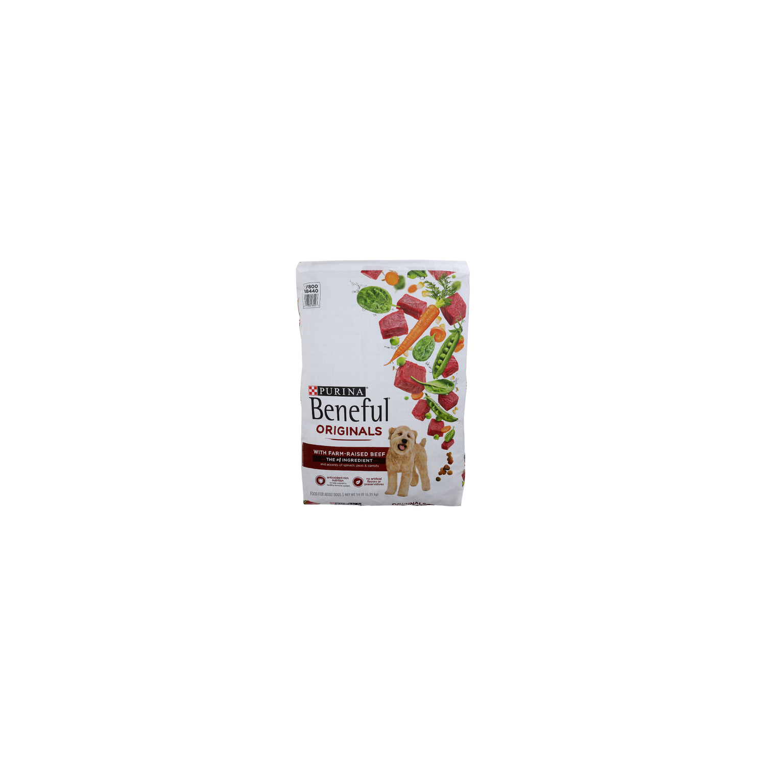Purina Beneful Originals Farm Raised Beef Dry Dog Food - 14 Pound Image 1 of 4