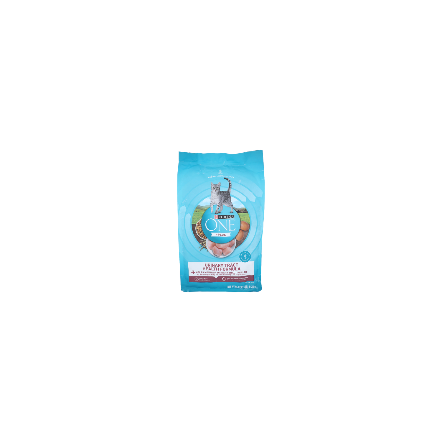 Purina ONE Plus Urinary Tract Health Formula Chicken Flavor Dry Cat Food - 56 Ounce Image 1 of 4