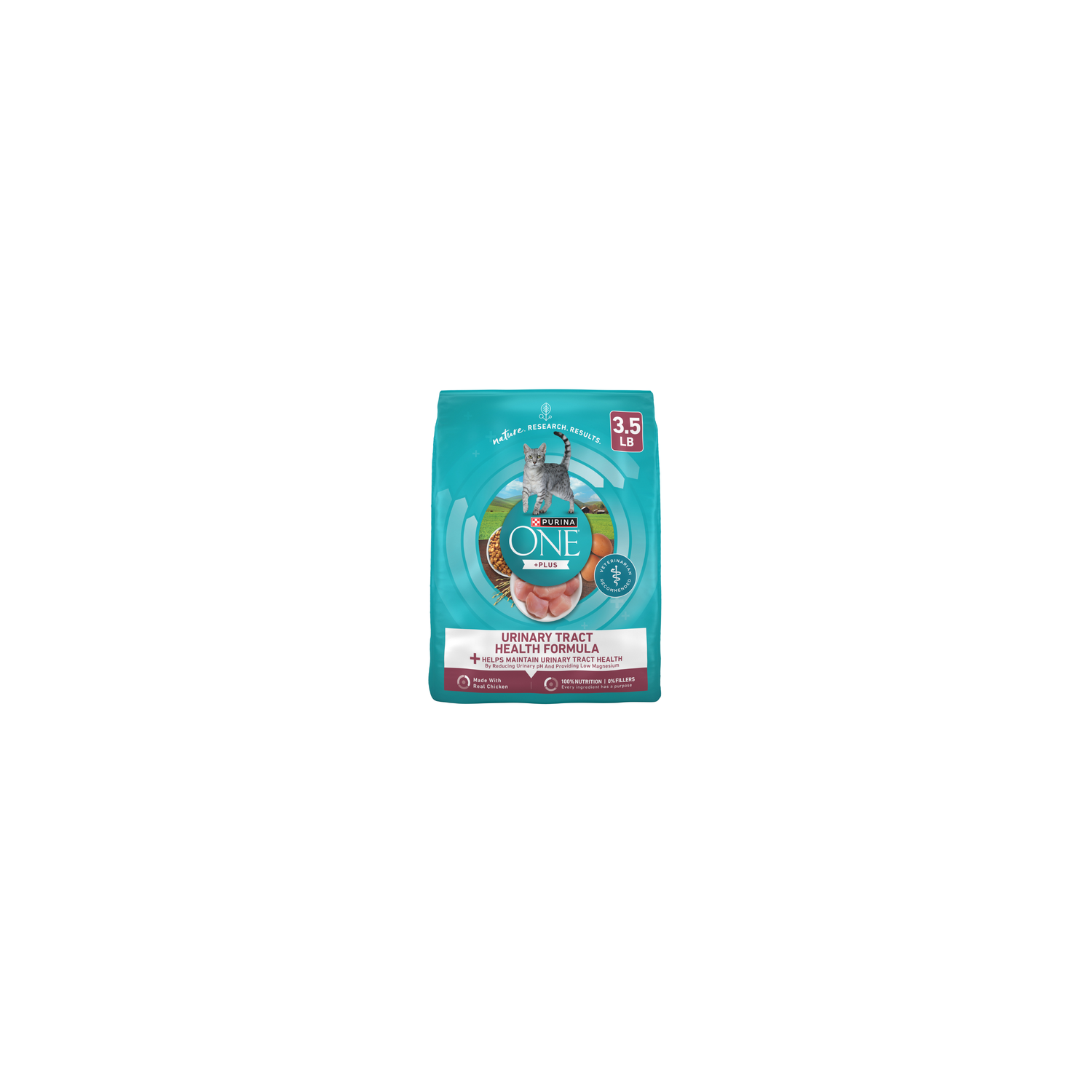 Purina ONE High Protein Dry Cat Food, +Plus Urinary Tract Health Formula - 3.5 Pound Image 1 of 4