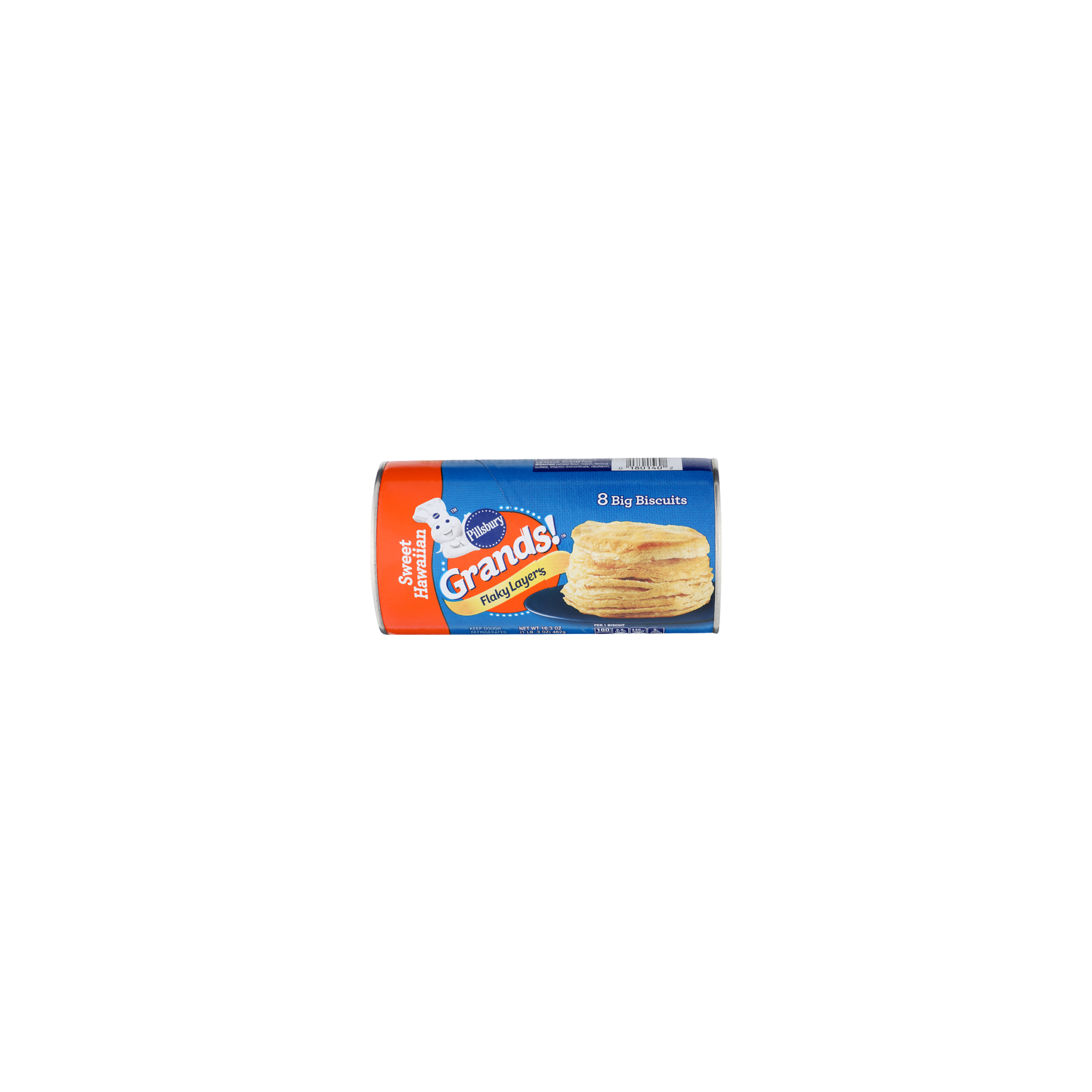 Pillsbury Grands! Sweet Hawaiian Flaky Layers Big Biscuits - 2.038 Ounce - 8 Count Image 1 of 3