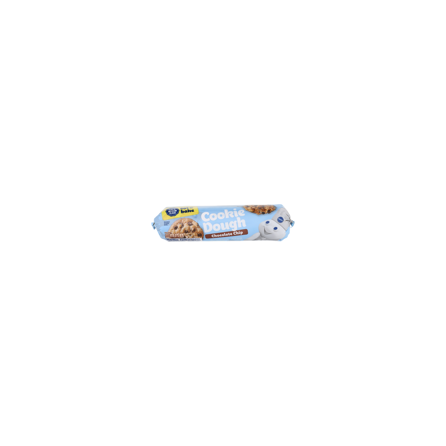 Pillsbury Chocolate Chip Cookie Dough - 16.5 Ounce Image 1 of 4