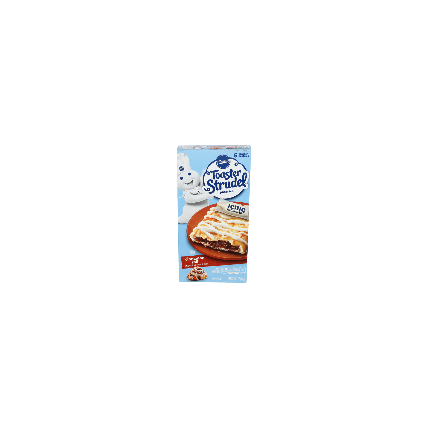 Pillsbury Toaster Strudel Pastries Cinnamon Roll - 1.95 Ounce - 6 Count Image 1 of 4