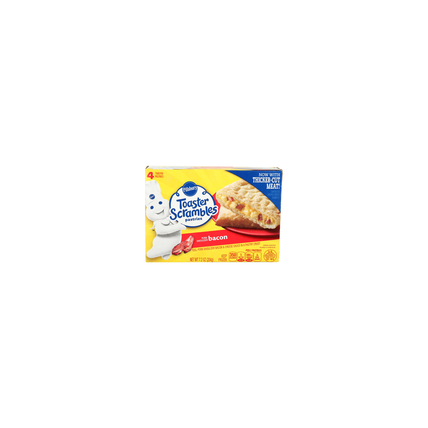 Pillsbury Pork Shoulder Bacon Toaster Scrambles Pastries - 1.8 Ounce - 4 Count Image 1 of 4