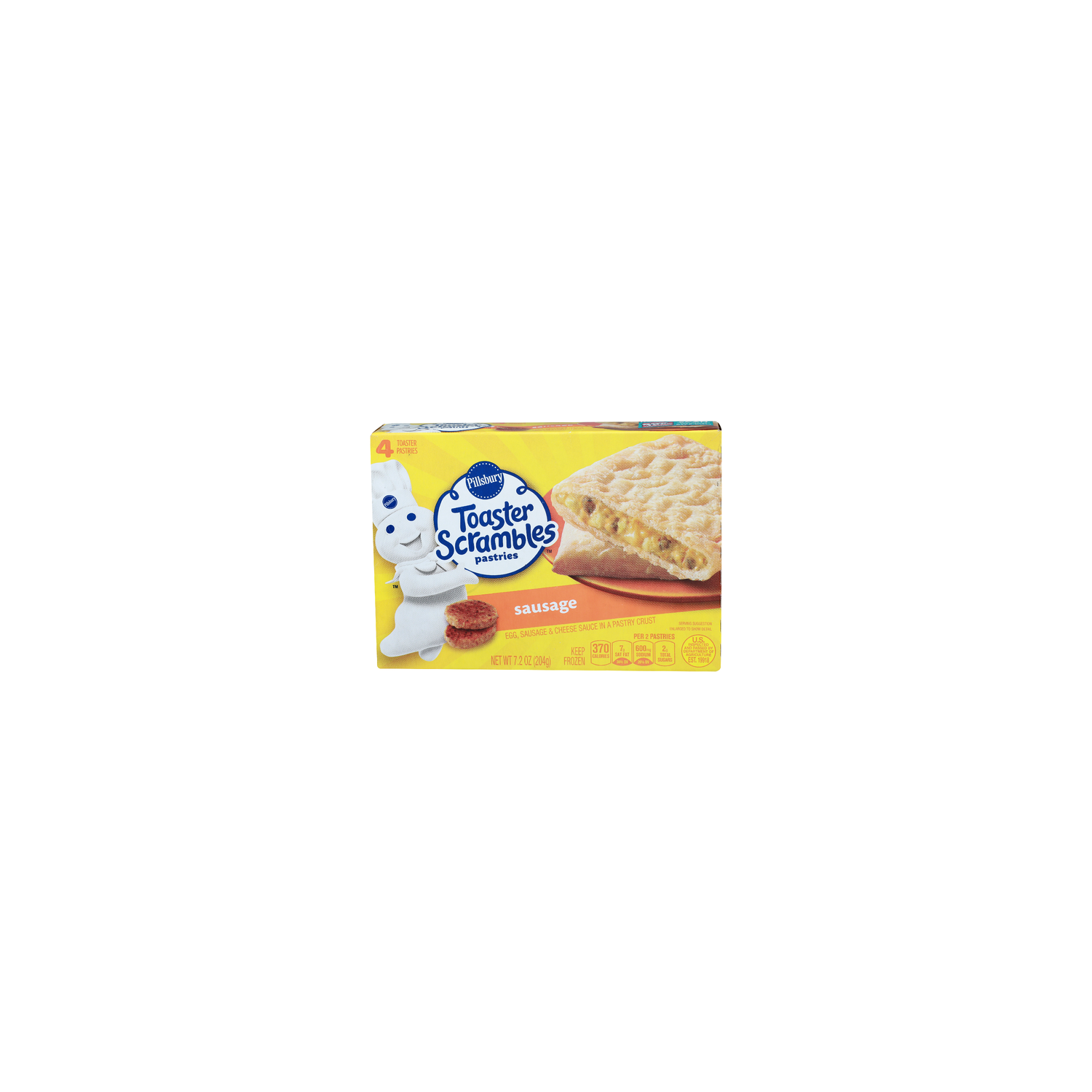 Pillsbury Sausage Toaster Scrambles Pastries - 1.8 Ounce - 4 Count Image 1 of 4