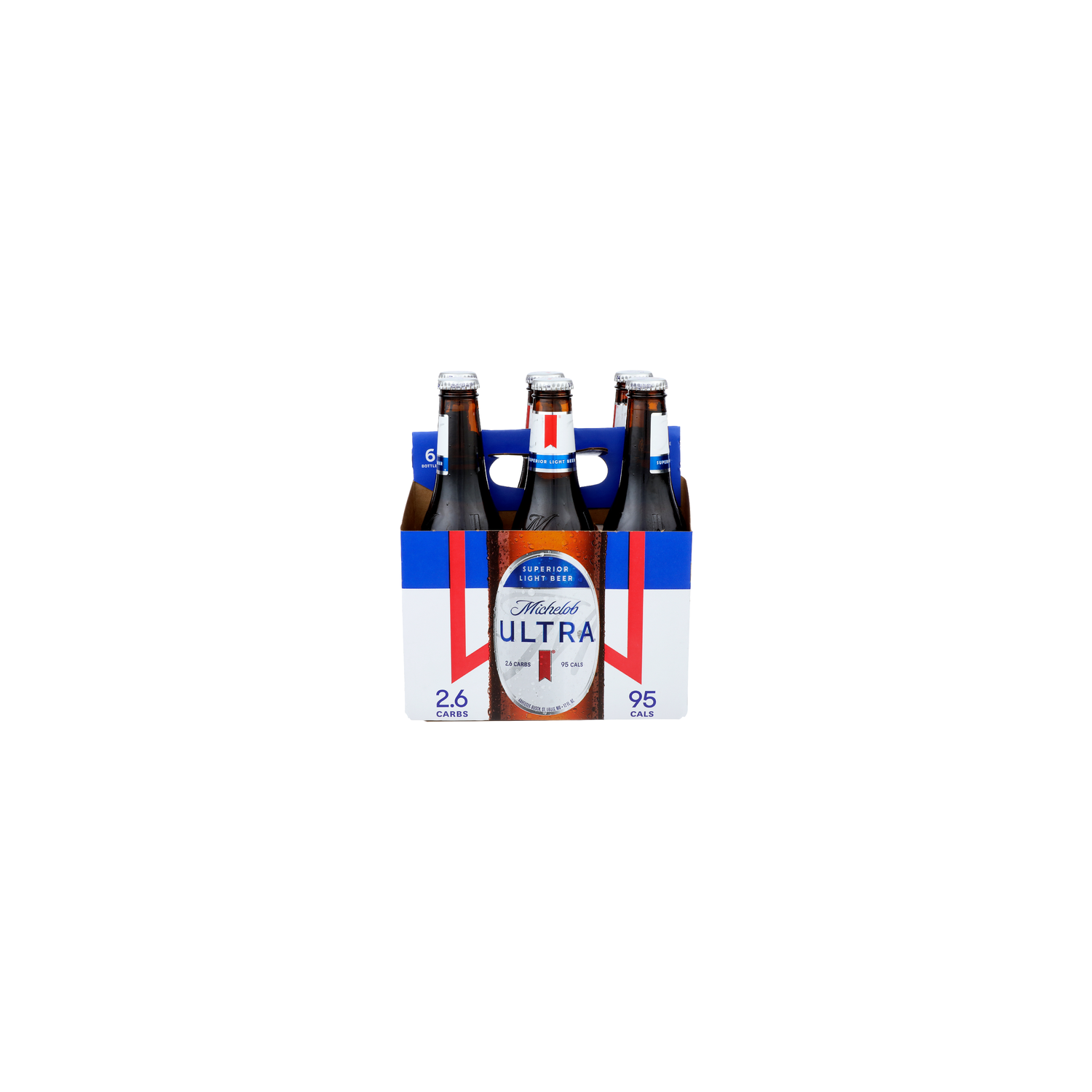 Michelob Ultra Superior Light Beer - 12 Fluid Ounce - 6 Count Image 1 of 2