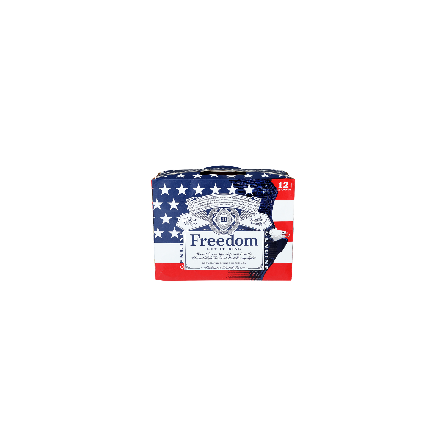 Budweiser Freedom Let It Ring - 12 Fluid Ounce - 12 Count Image 1 of 2
