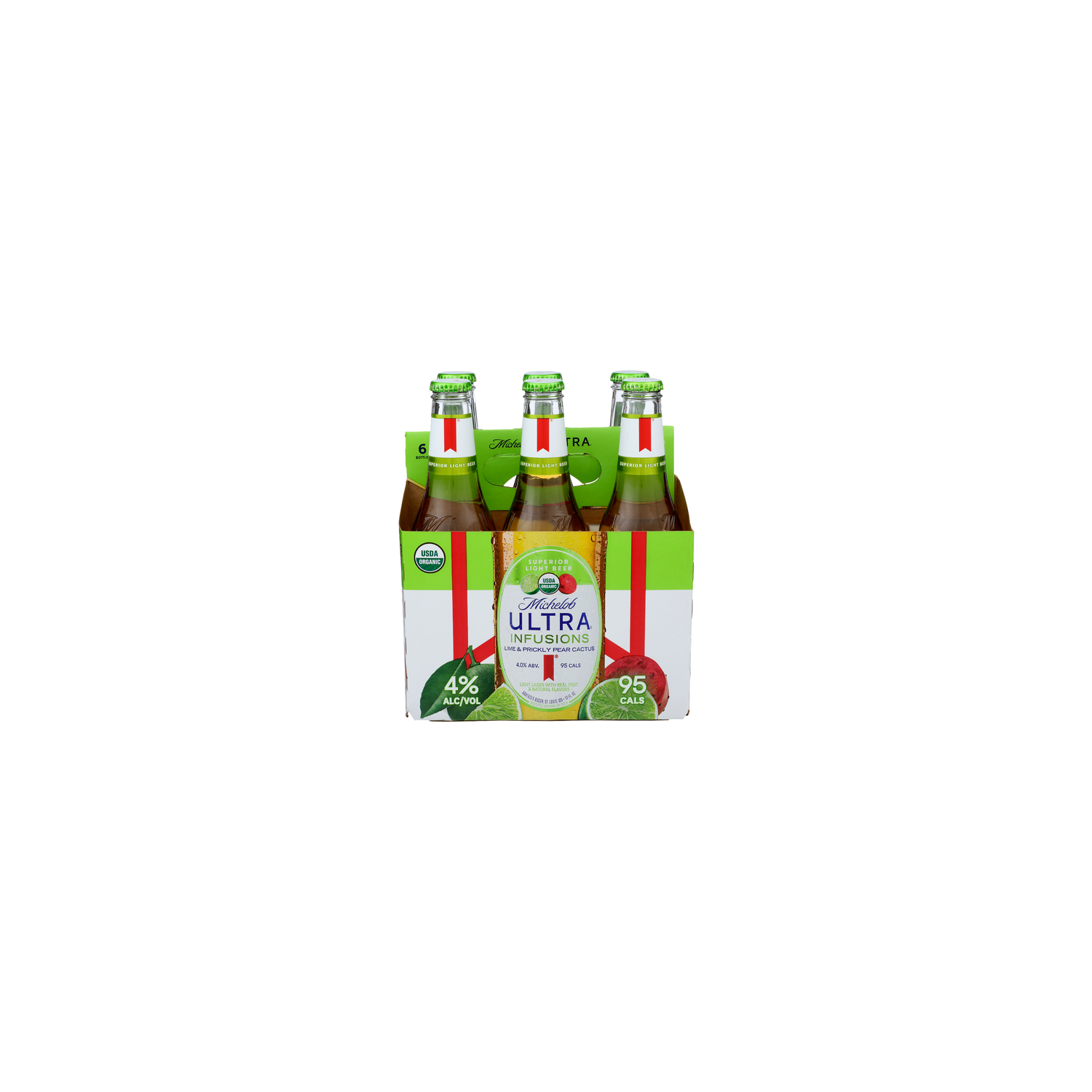 Michelob Ultra Lime & Prickly Pear Cactus Infusions Superior Light Beer - 6 Count Image 1 of 2