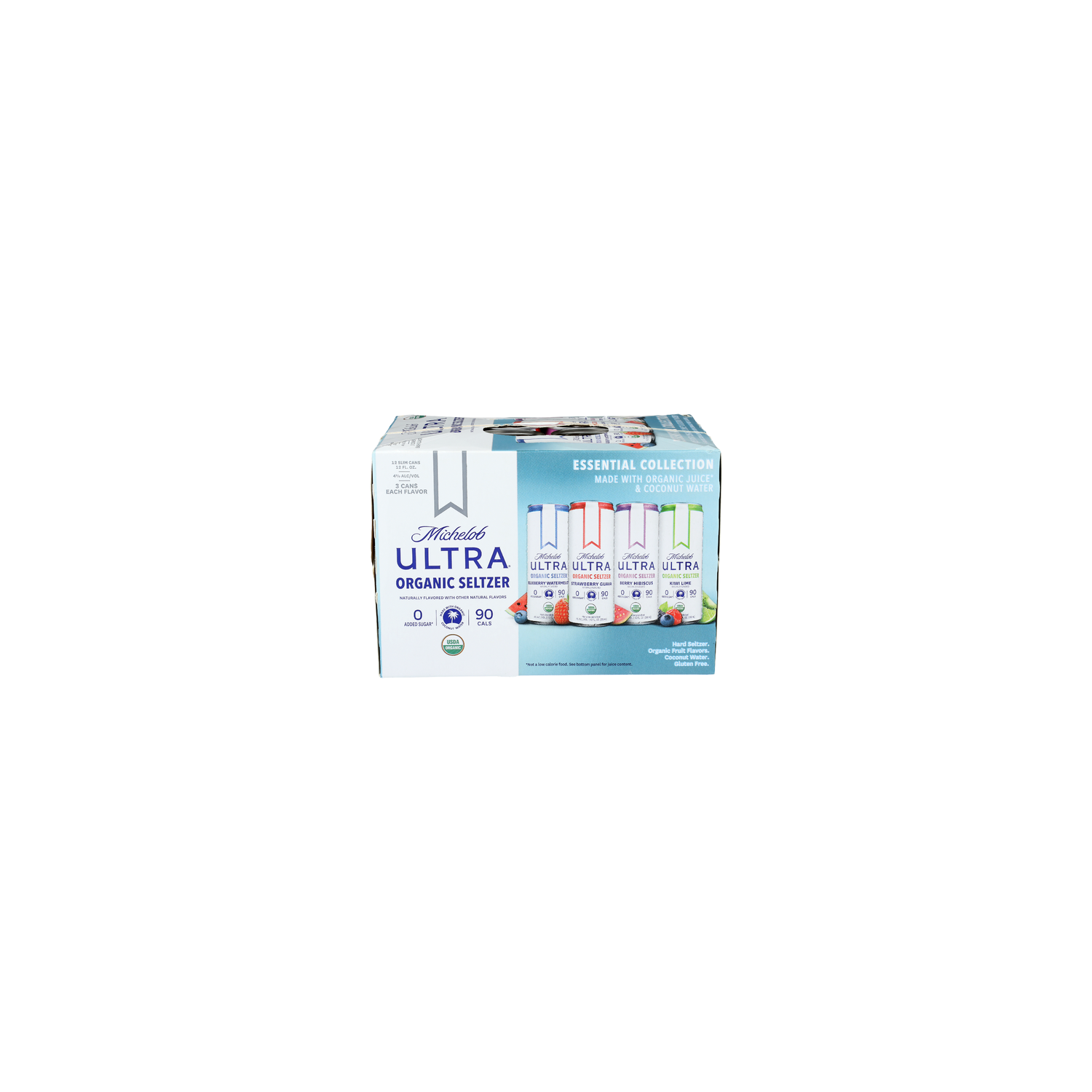 Michelob Ultra Essential Collection Organic Seltzer - 12 Count Image 1 of 2