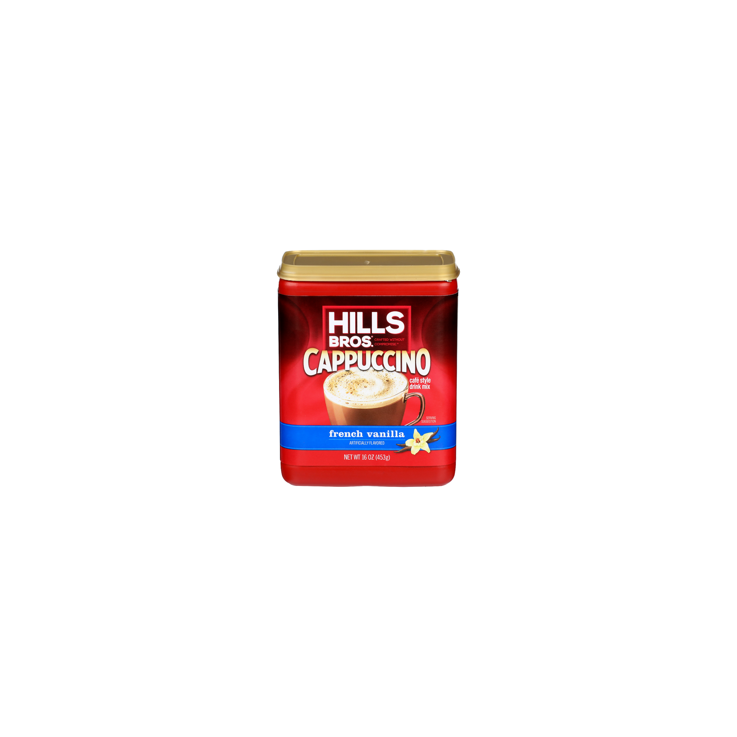 Hills BROS. French Vanilla Cappuccino Cafe Style Drink Mix - 16 Ounce Image 1 of 4