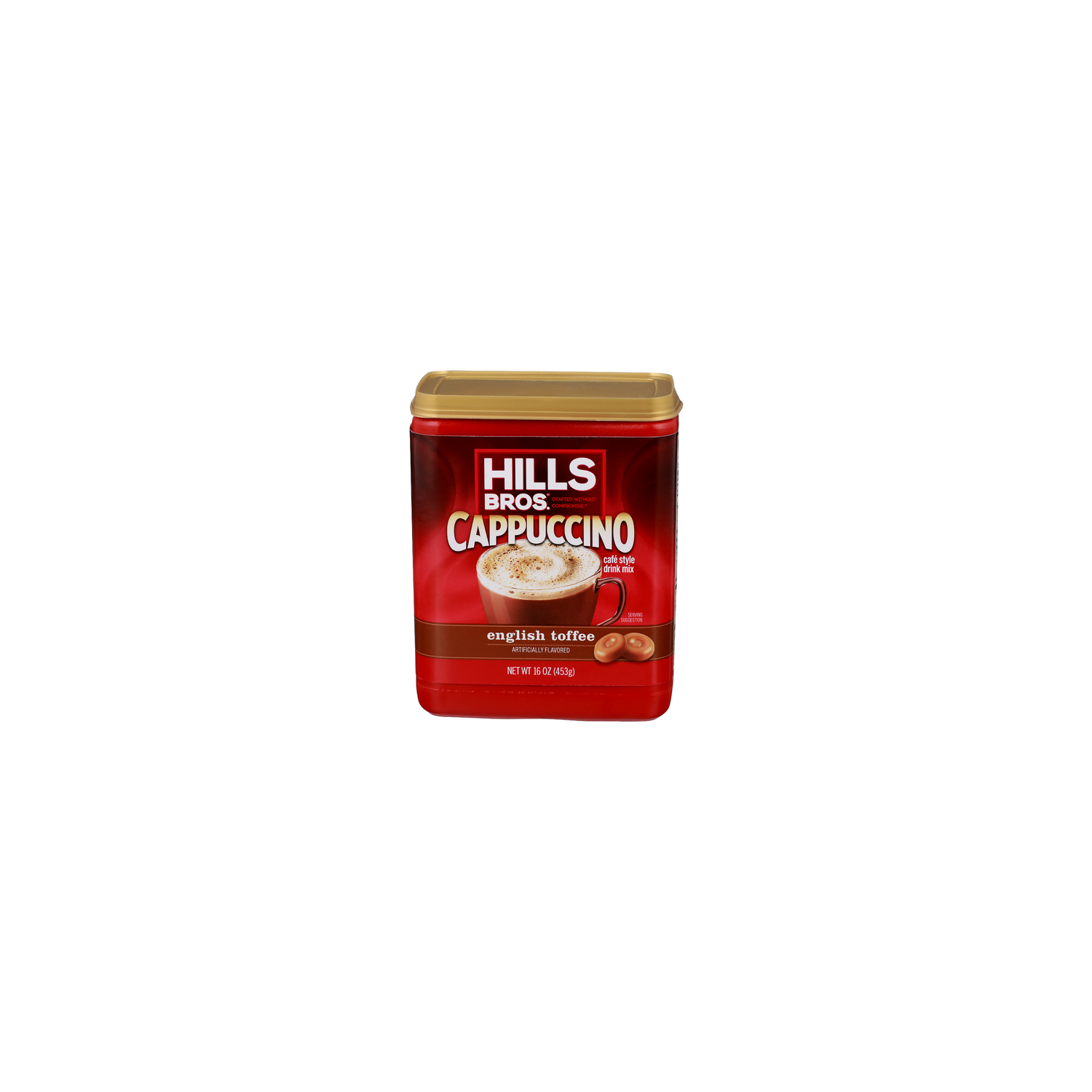 Hills BROS. English Toffee Cappuccino Café Style Drink Mix - 16 Ounce Image 1 of 4