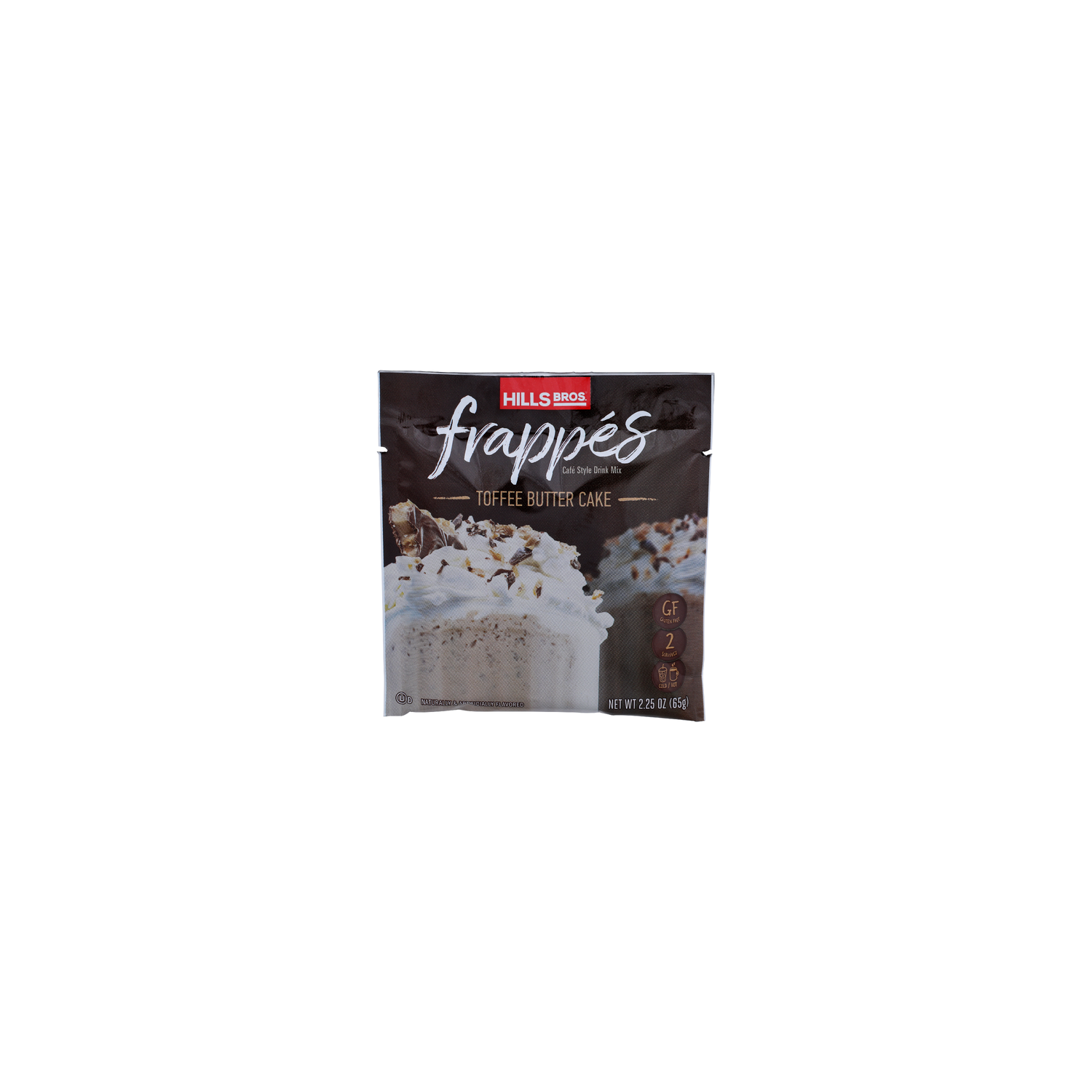 HILLS BROS. Toffee Butter Cake Frappés Cafe Style Drink Mix - 1.125 Ounce - 2 Count Image 1 of 4