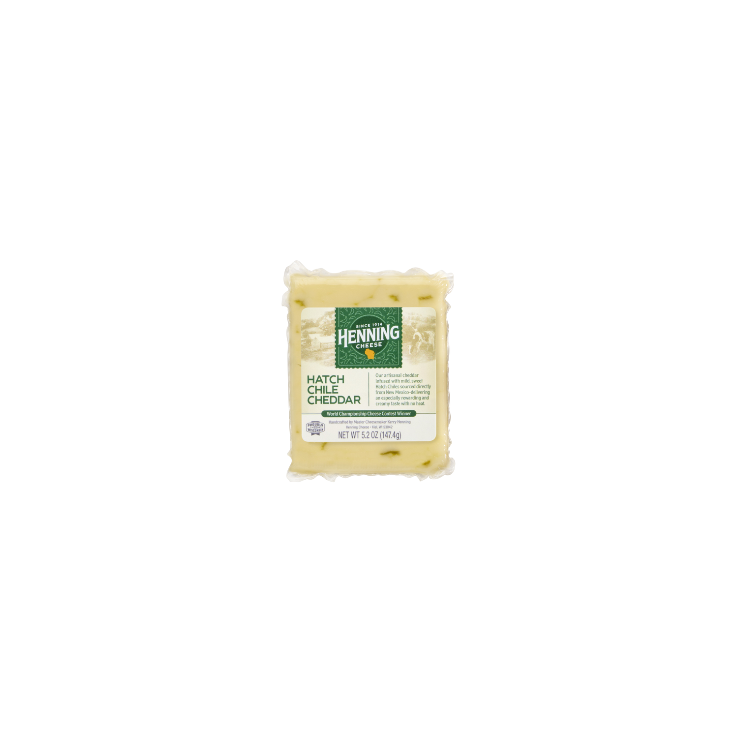 Henning Hatch Chile Cheddar Cheese - 5.2 Ounce