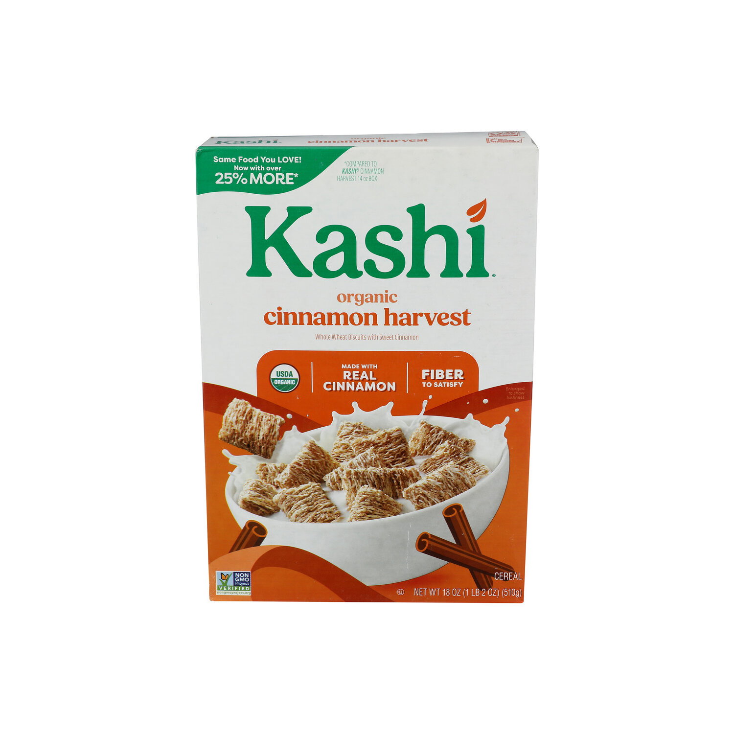 Kashi Cinnamon Crunchy Organic Harvest Cereal - 18 Ounce - Super 1