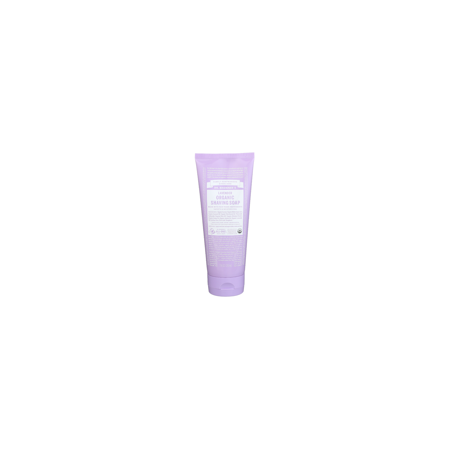 DR. BRONNER's Lavender Liquid Shaving Soap - 7 Fluid Ounce Image 1 of 3