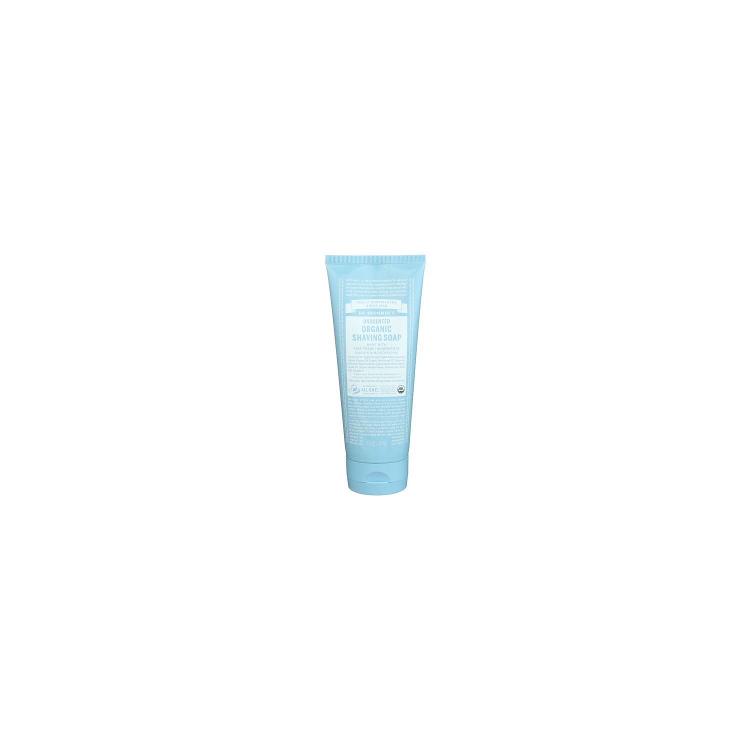 DR. BRONNER's Unscented Liquid Shaving Soap - 7 Fluid Ounce Image 1 of 3