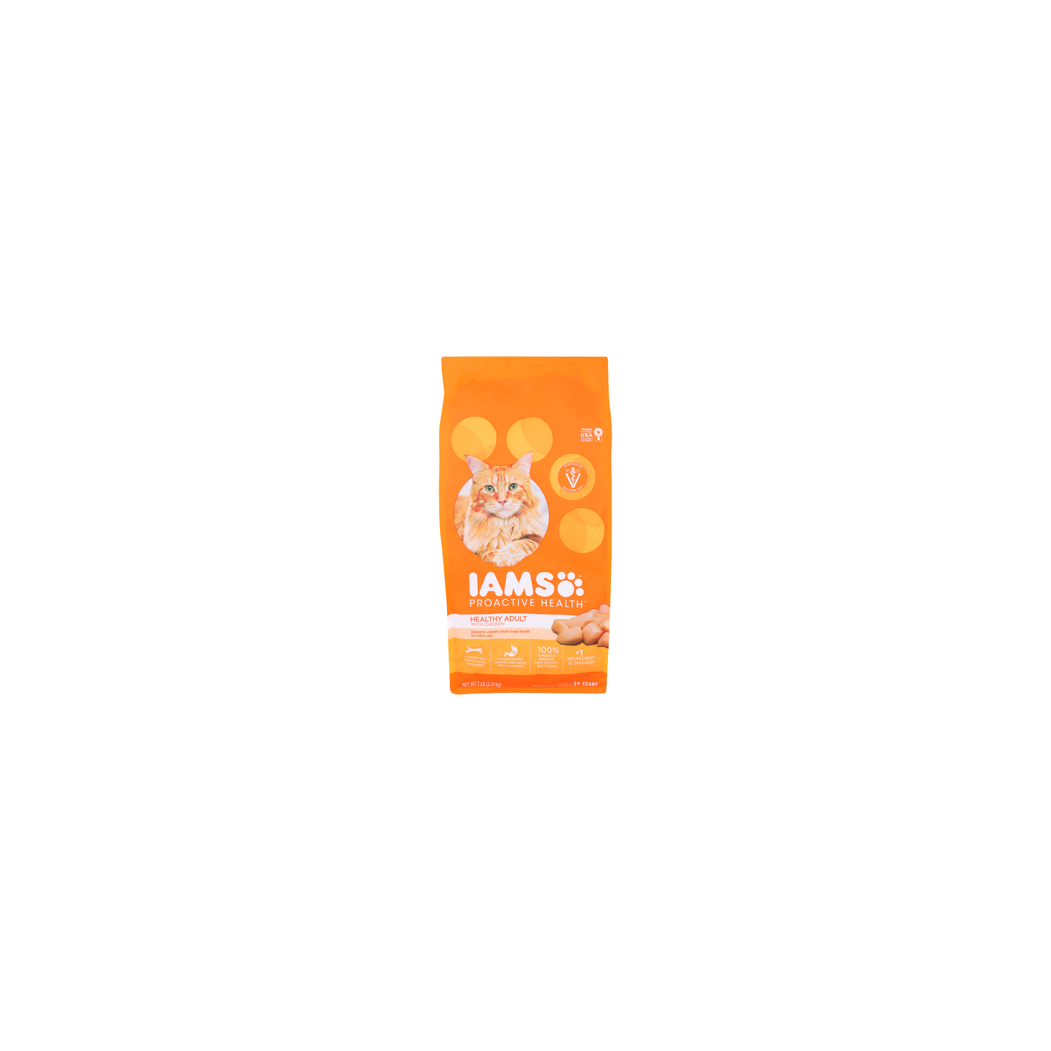 Iams Adult 1+ Years Healthy With Chicken - 7 Pound Image 1 of 4