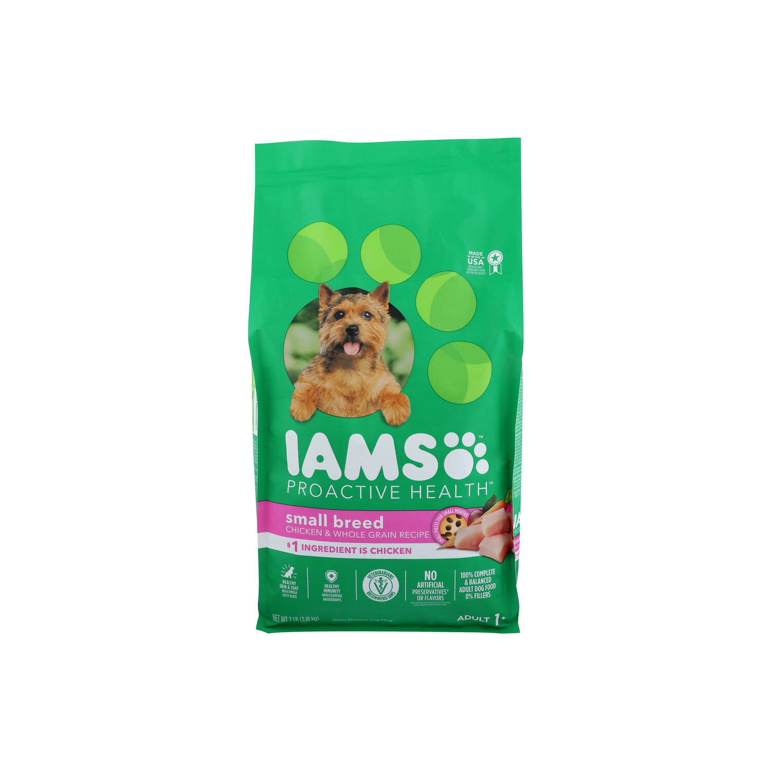 Iams Smll Ty Adlt Chicken - 7 Pound - Super 1 Foods