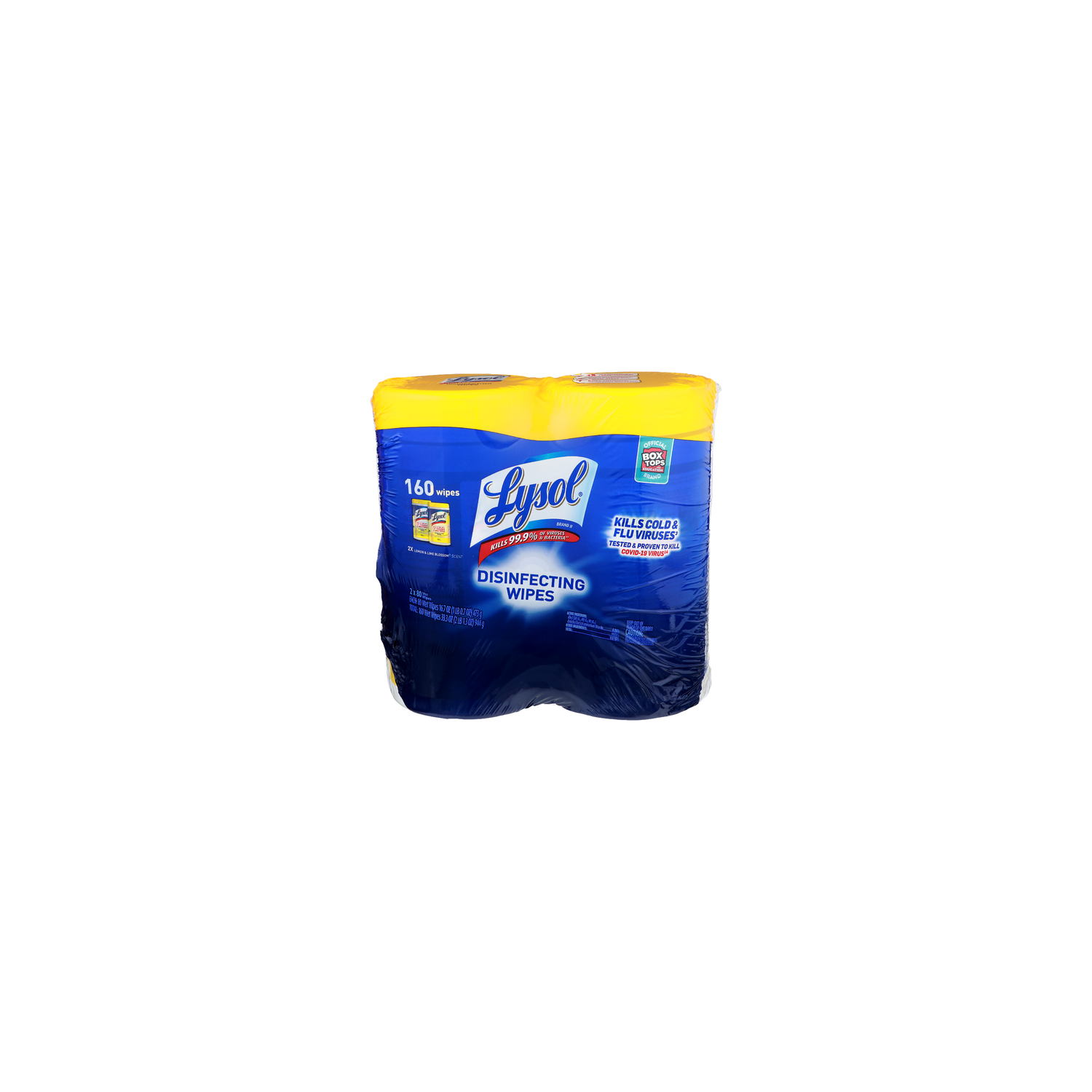 Lysol Lemon & Lime Blossom Scent Brand II Disinfecting Wipes - 16.65 Ounce - 2 Count Image 1 of 3