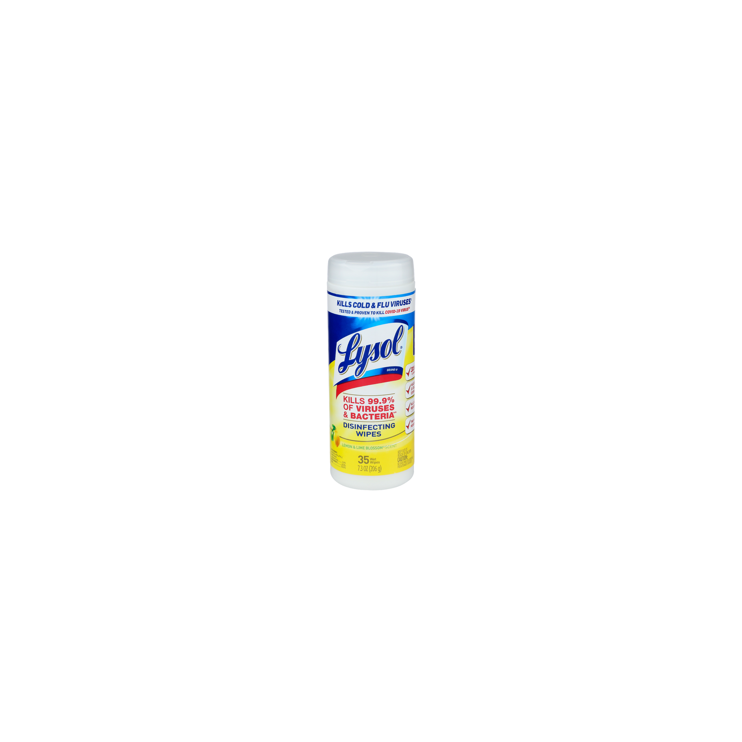 Lysol Lemon & Lime Blossom Brand II Disinfecting Wipes - 0.209 Ounce - 35 Count Image 1 of 3