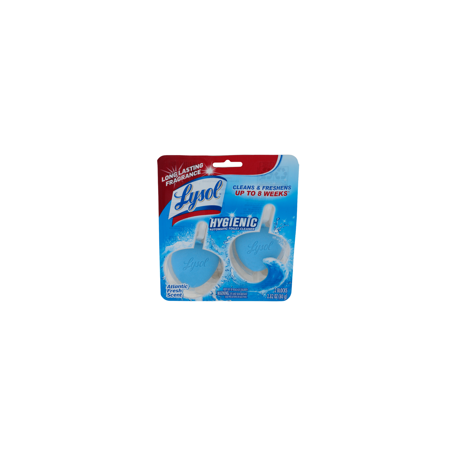 Lysol Atlantic Fresh Scent Hygienic Automatic Toilet Cleaner - 1.41 Ounce - 2 Count Image 1 of 3