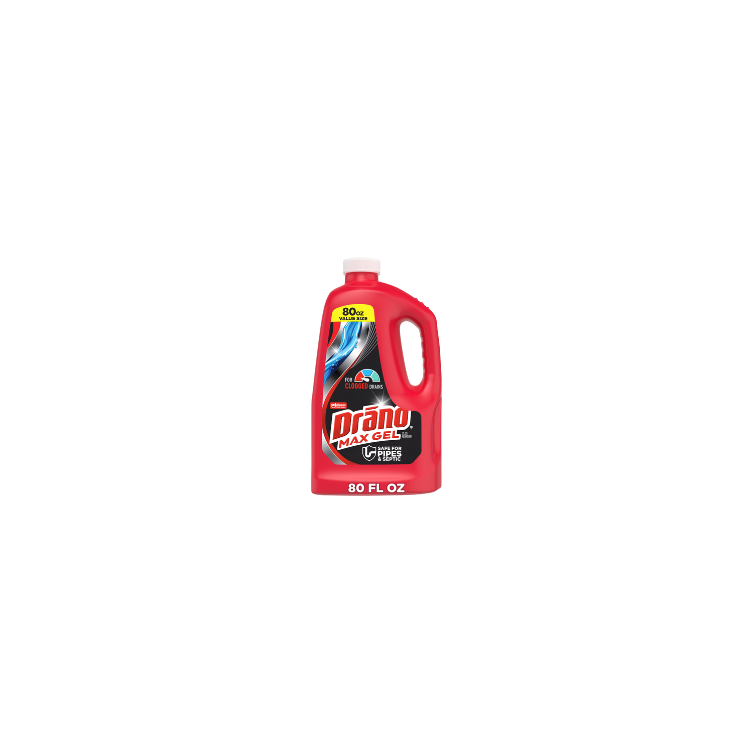 Drano Max Gel Drain Clog Remover & Cleaner, Safe For All Pipes Septic - 80 Fluid Ounce Image 1 of 2