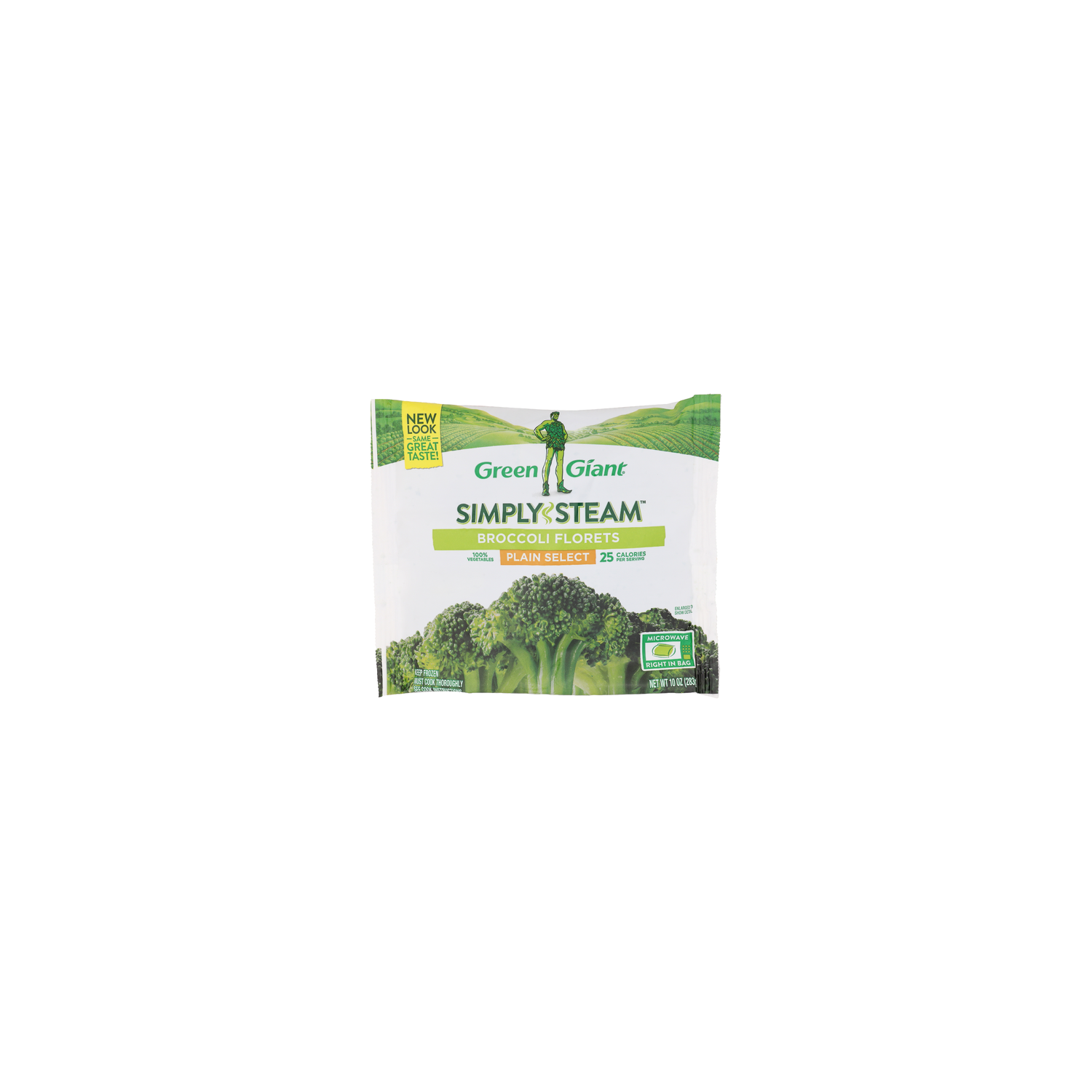 Green Giant Simply Steam Plain Select Broccoli Florets - 10 Ounce Image 1 of 4