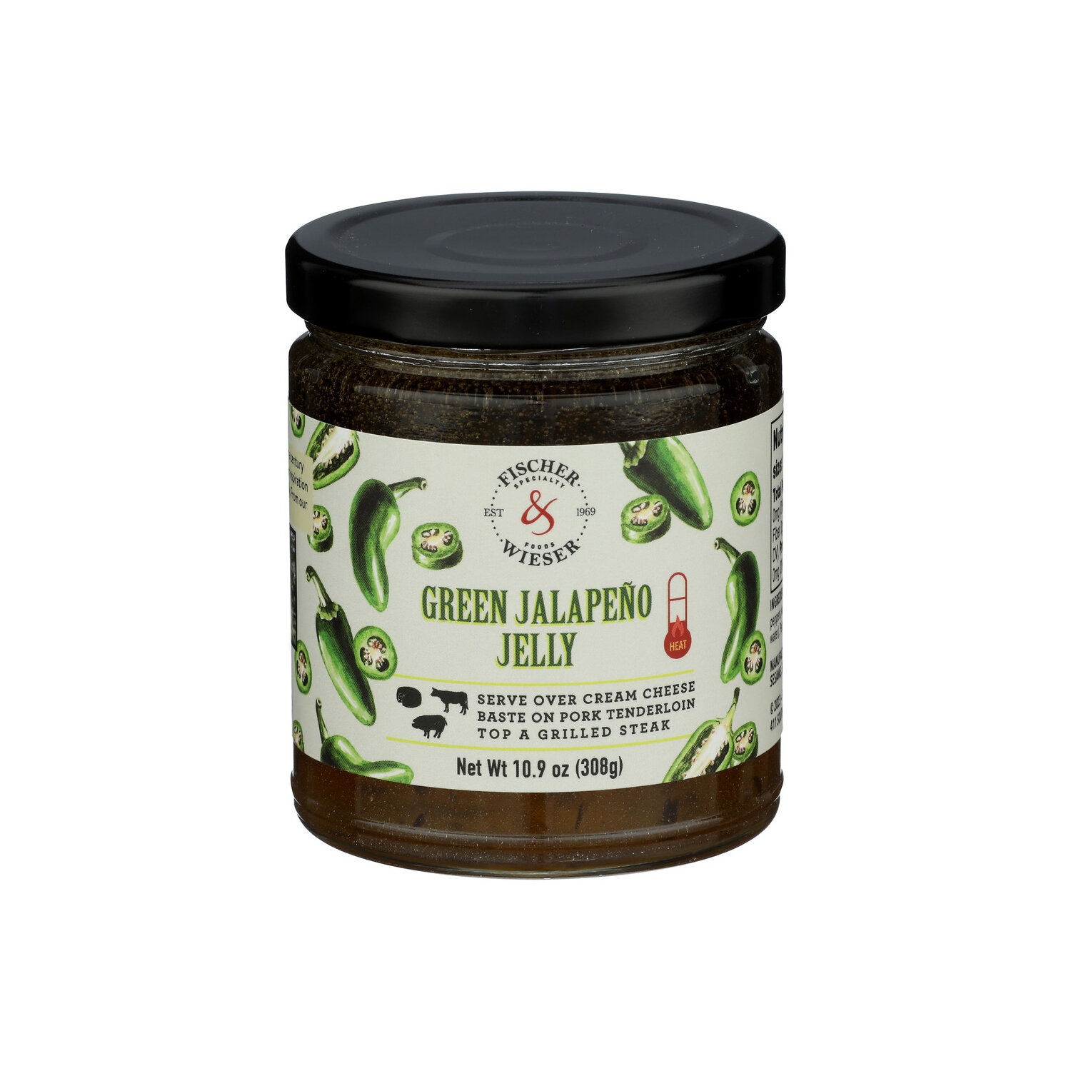 FISCHER & WIESER Jalapeno Jelly - 10.9 Ounce - 1 Count - Super 1 Foods