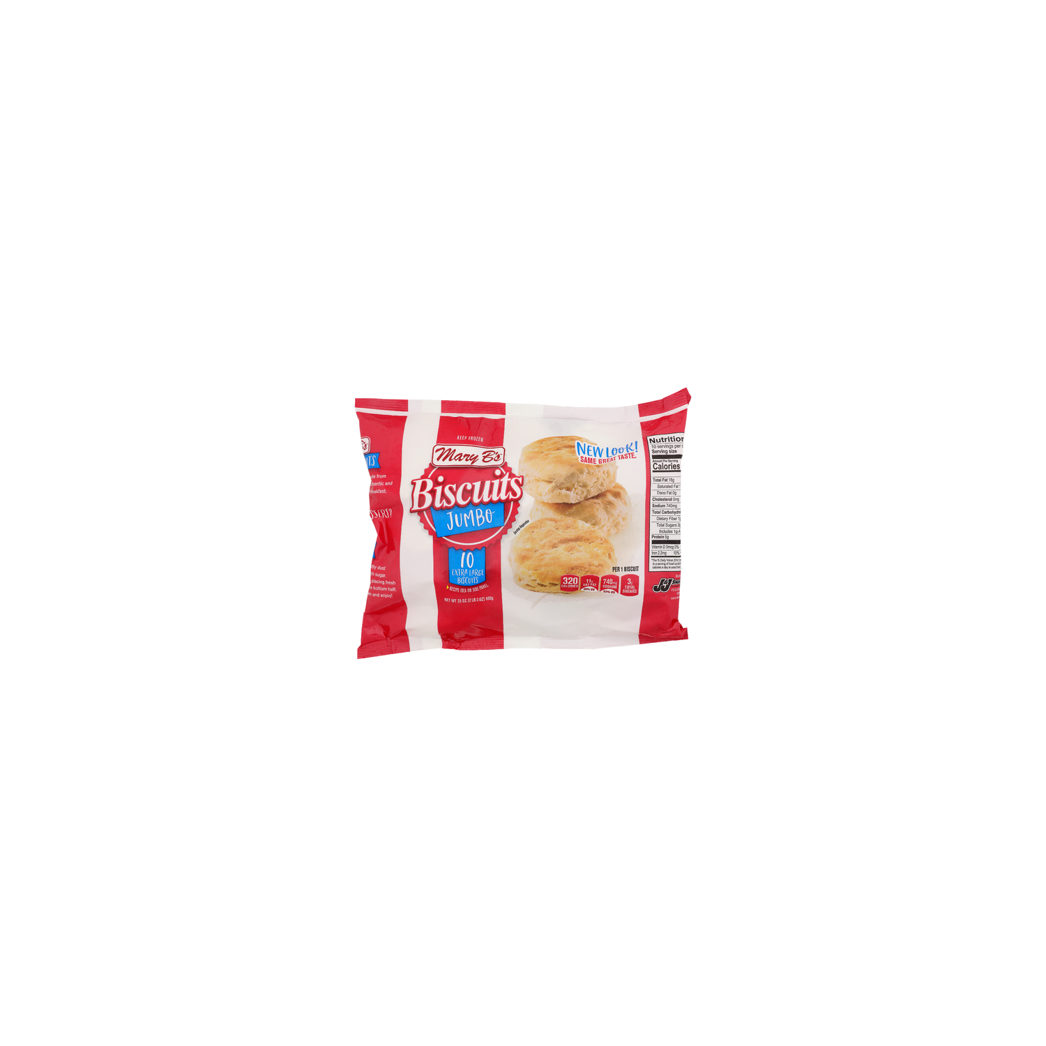 Mary B's Jumbo Biscuits - 3.5 Ounce - 10 Count Image 1 of 4