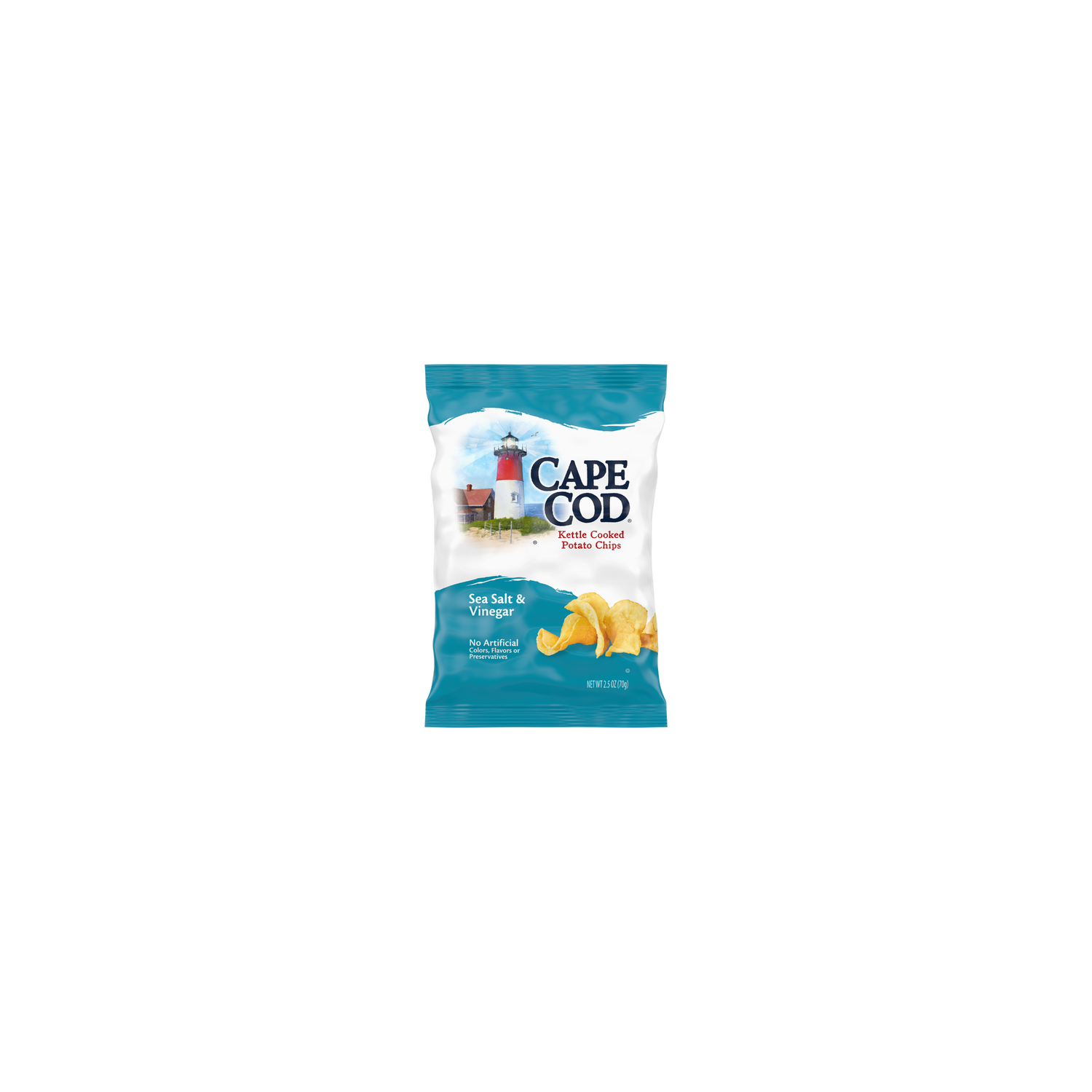 Cape Cod Sea Salt & Vinegar Chips - 2.5 Ounce Image 1 of 2