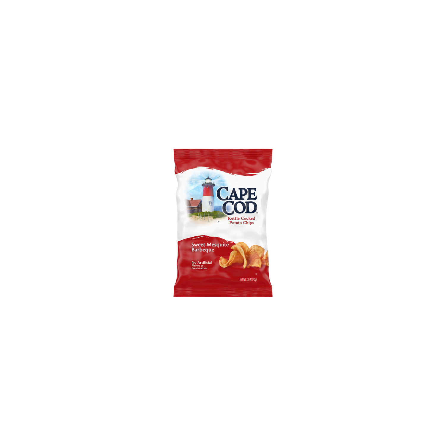 Cape Cod Sweet Mesquite Barbeque Chips - 2.5 Ounce Image 1 of 2