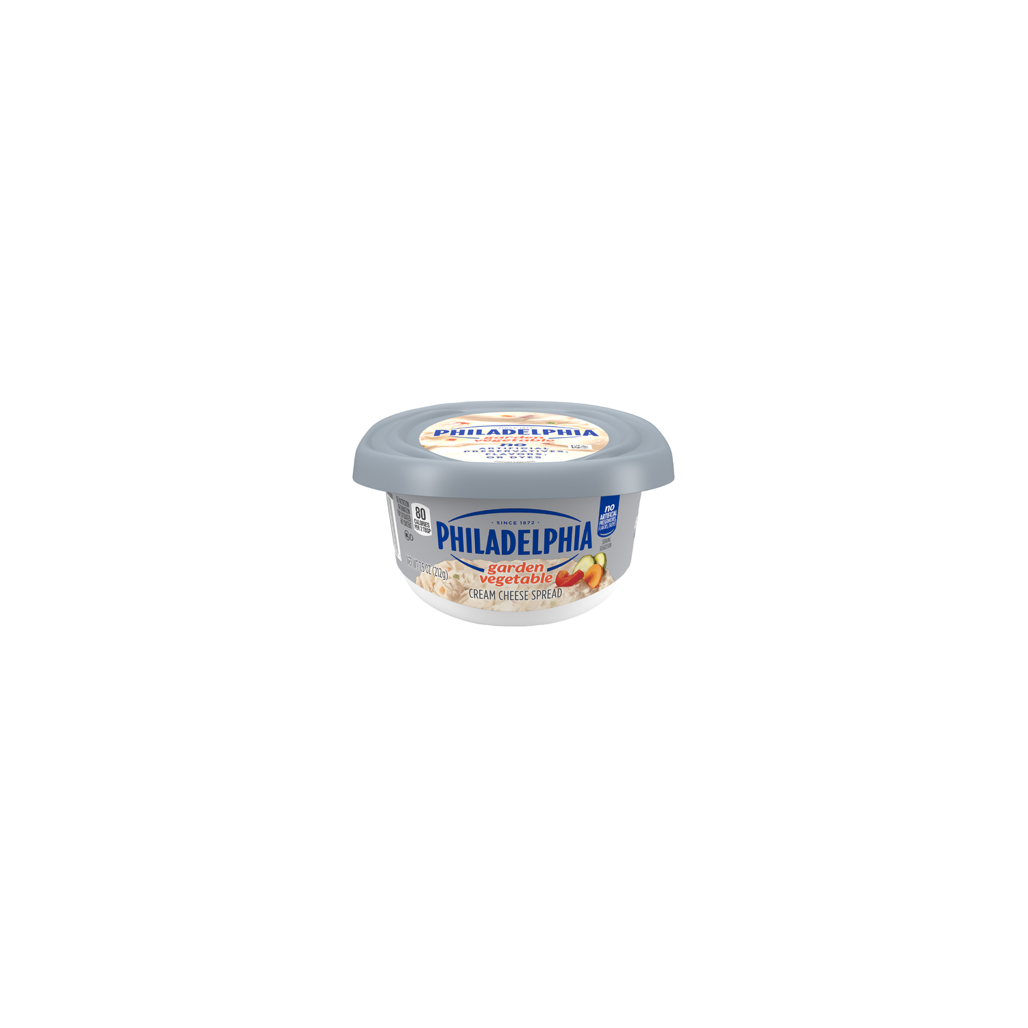 Philadelphia Garden Vegetable Cream Cheese Spread, Tub - 7.5 Ounce Image 1 of 2