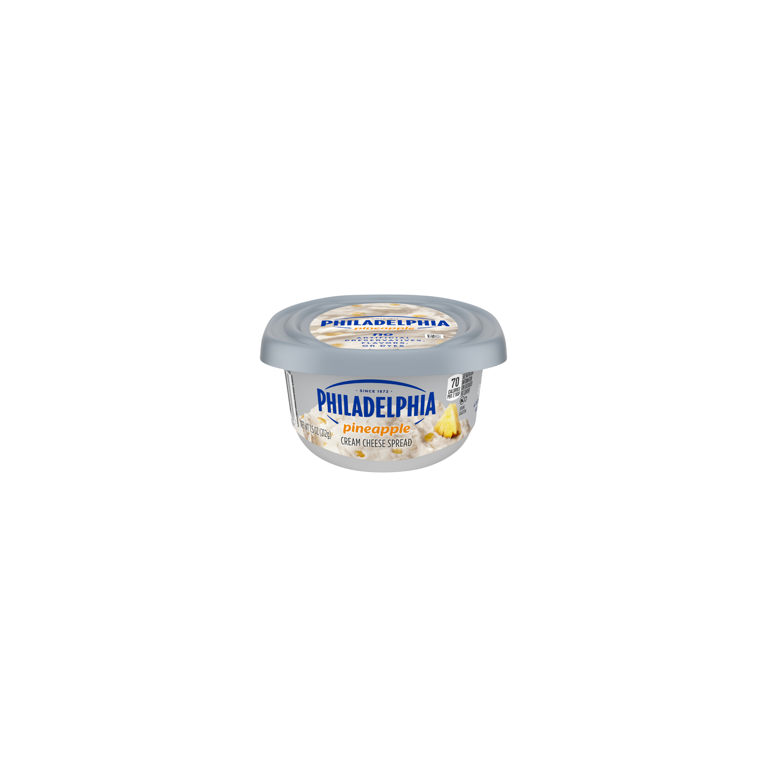 Philadelphia Pineapple Cream Cheese Spread, Tub - 7.5 Ounce Image 1 of 2