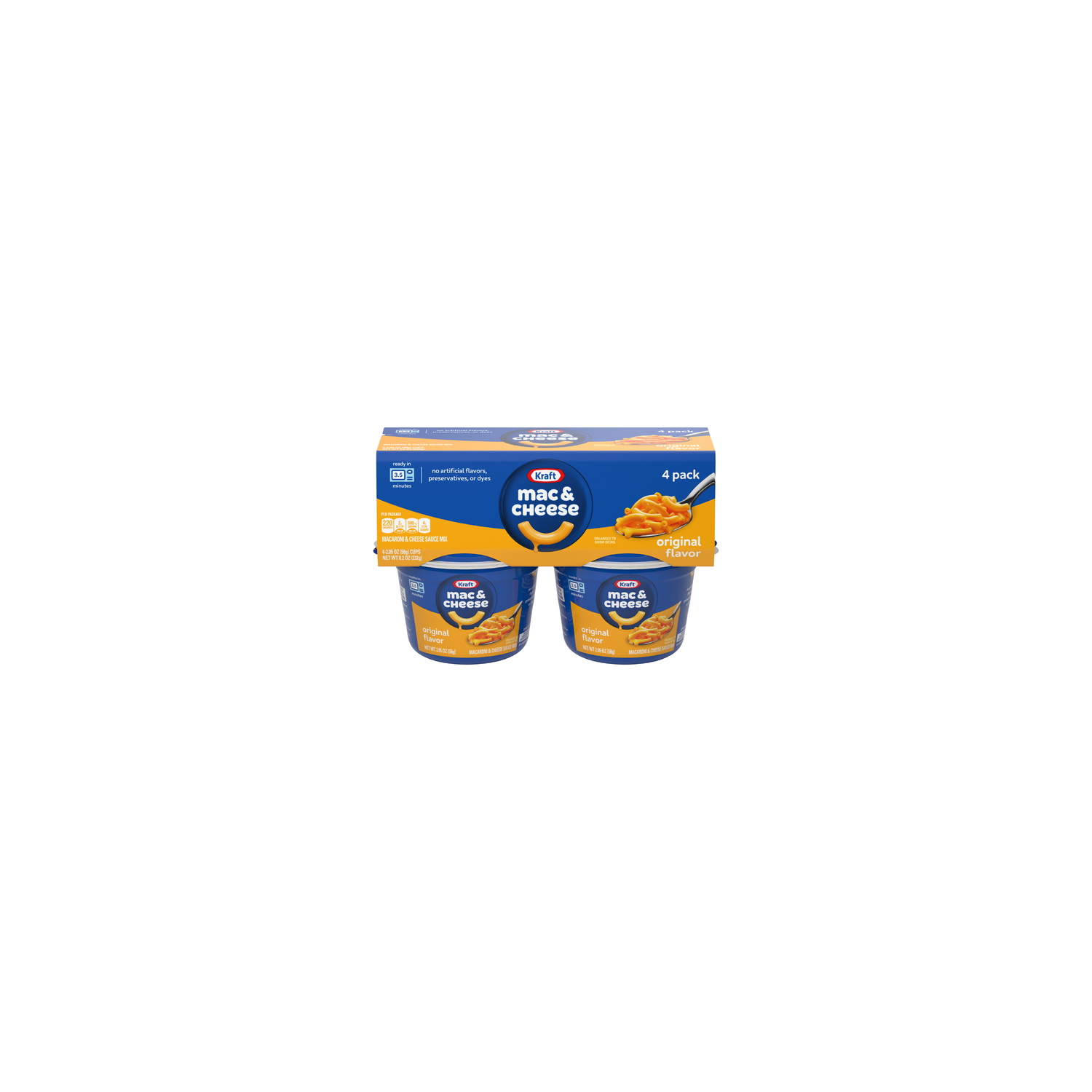 Kraft Original Macaroni & Cheese Dinner - 8.2 Ounce Image 1 of 3