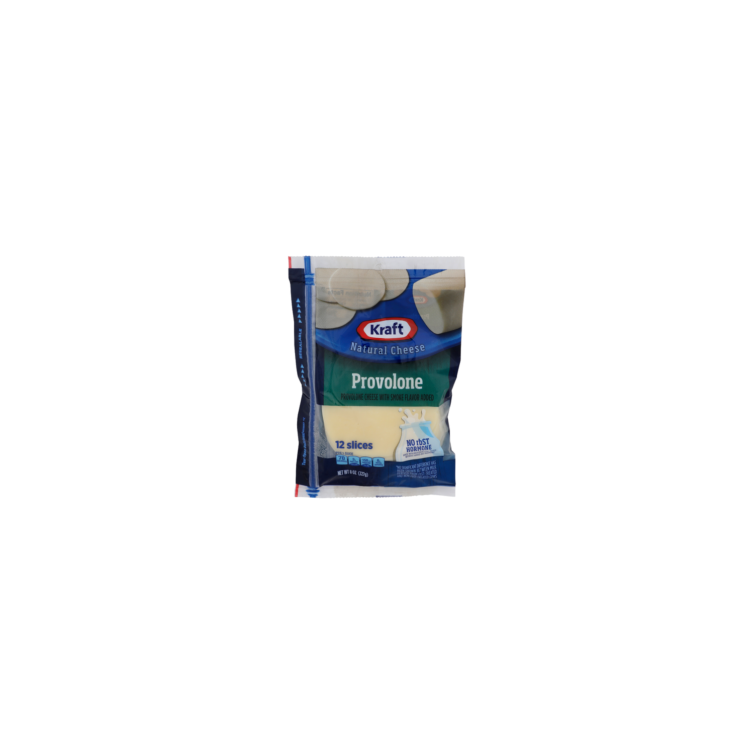 Kraft Provolone Natural Cheese - 0.667 Ounce - 12 Count Image 1 of 4