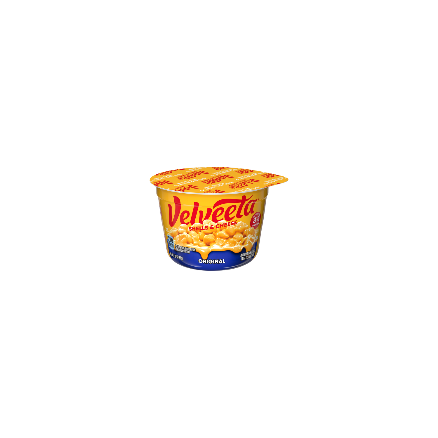 Kraft Velveeta Original Shells & Cheese Pasta Cups - 2.39 Ounce Image 1 of 2