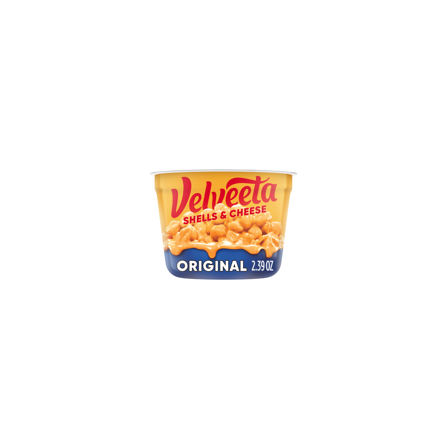 Kraft Velveeta Original Shells & Cheese Pasta Cups - 2.39 Ounce Image 1 of 4